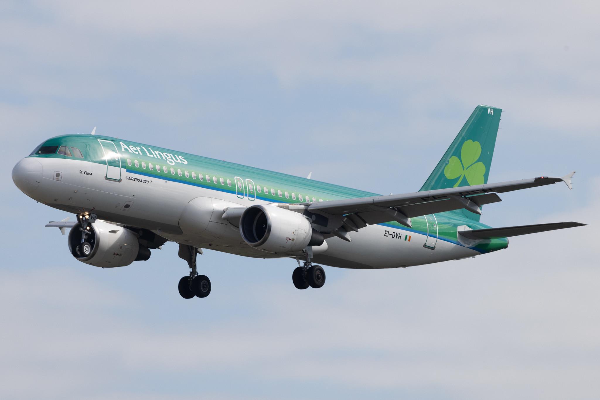 Frankfurt Airport: Aer Lingus (EI / EIN) |  Airbus A320-214 A320 | EI-DVH | MSN 3345