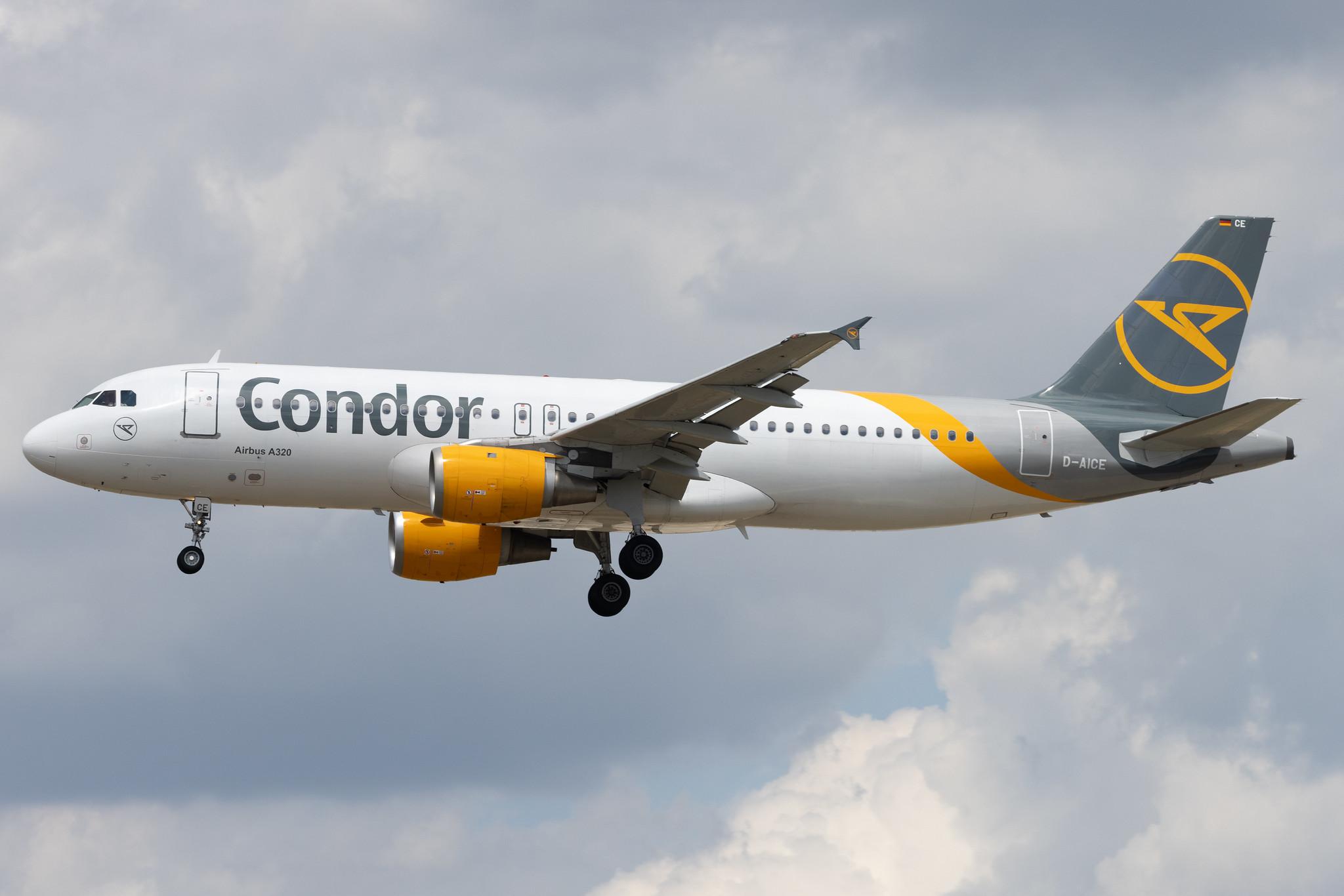 Frankfurt Airport: Condor (DE / CFG) | Airbus A320-212 A320 | D-AICE | MSN 0894