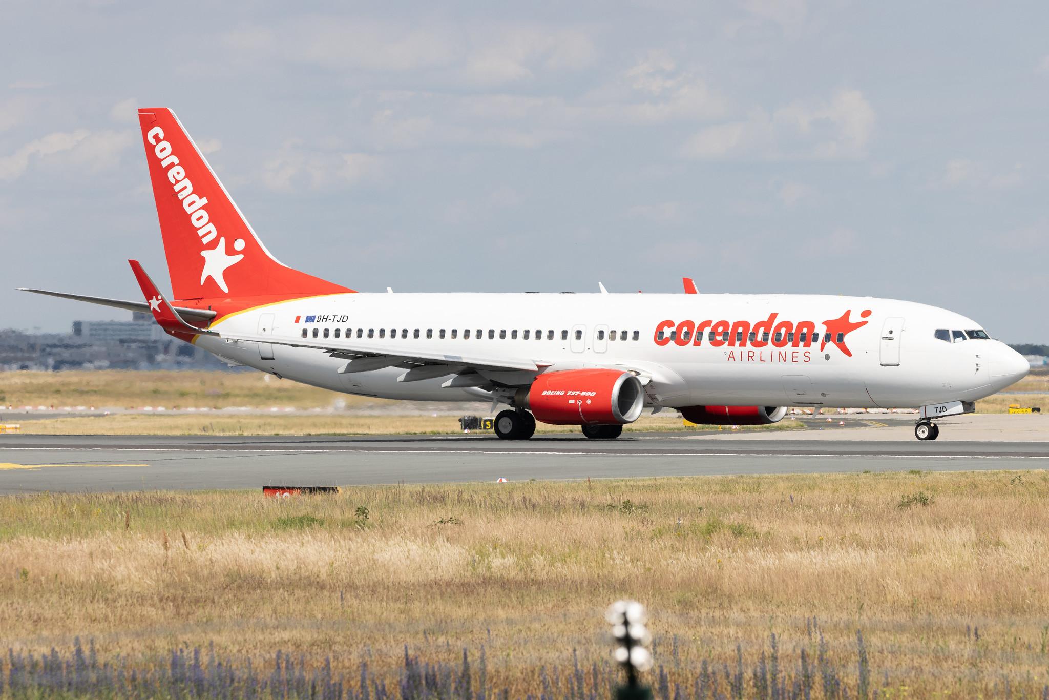 Frankfurt Airport: Corendon Airlines (XC / CAI) | Operator: Corendon Airlines Europe | Boeing 737-84P B738 | 9H-TJD | MSN 35077