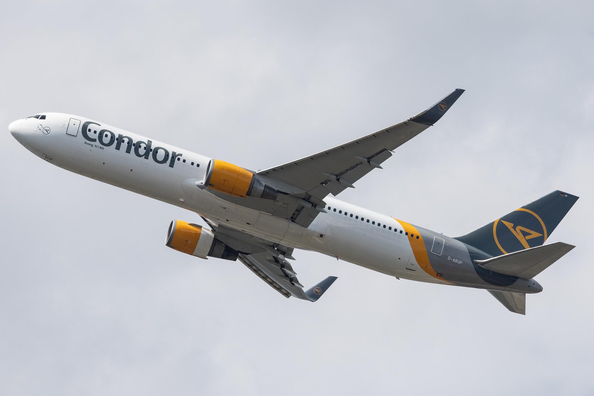 Frankfurt Airport: Condor (DE / CFG) | Boeing 767-3Q8(ER) B763 | D-ABUP | MSN 30048