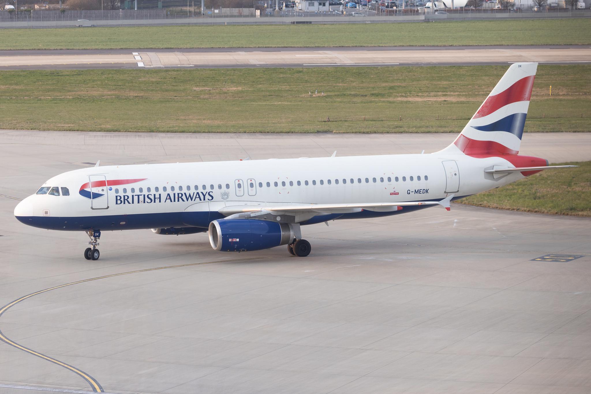 London Heathrow: British Airways (BA / BAW) | Airbus A320-232 A320 | G-MEDK | MSN 2441