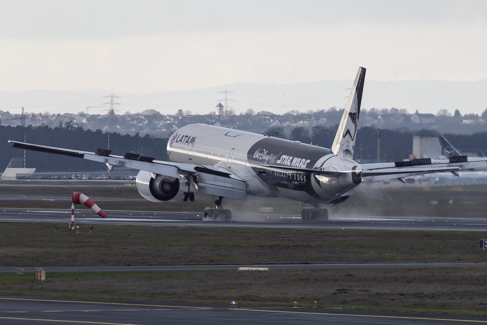 Frankfurt Airport: LATAM Airlines (LA / LAN) | Livery: Star Wars-Galaxy's Edge Livery | Operator: LATAM Brasil | Boeing 777-32W(ER) B77W | PT-MUA | MSN 37664