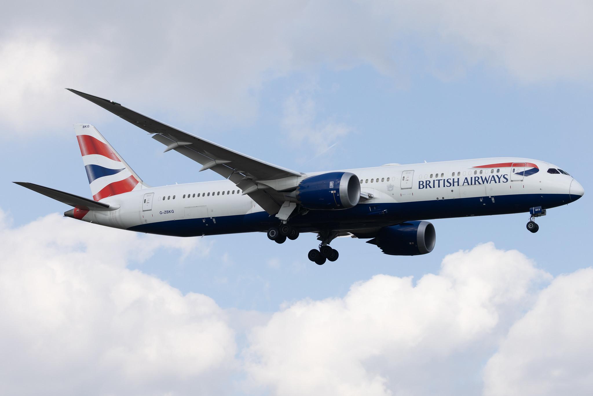 London Heathrow: British Airways (BA / BAW) | Boeing 787-9 Dreamliner B789 | G-ZBKG | MSN 38625