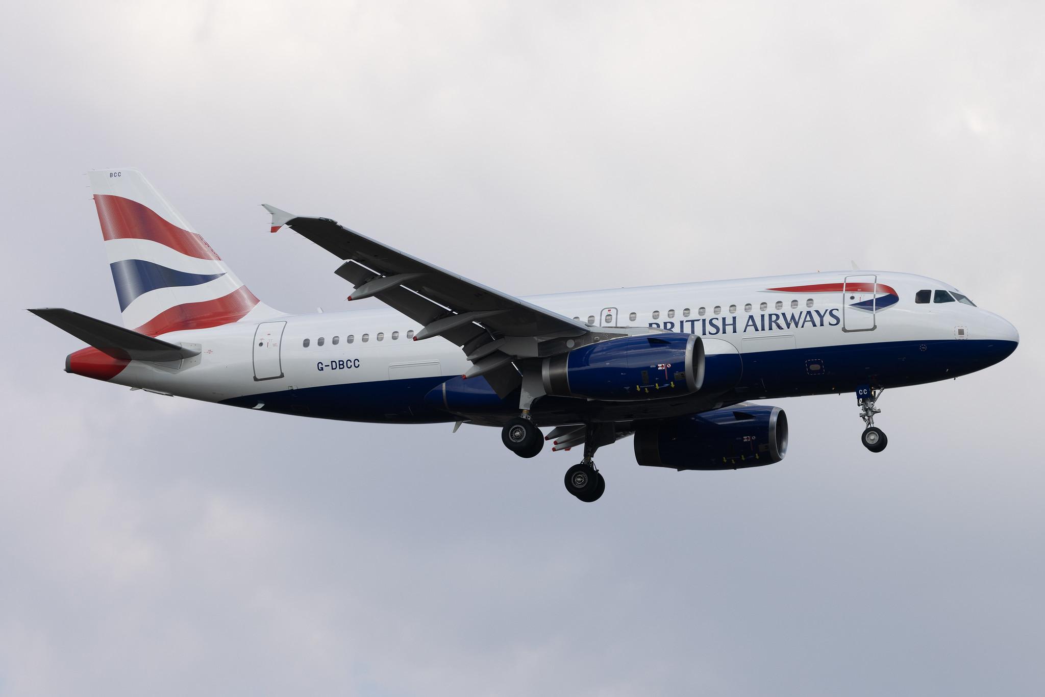 London Heathrow: British Airways (BA / BAW) | Airbus A319-131 A319 | G-DBCC | MSN 2194