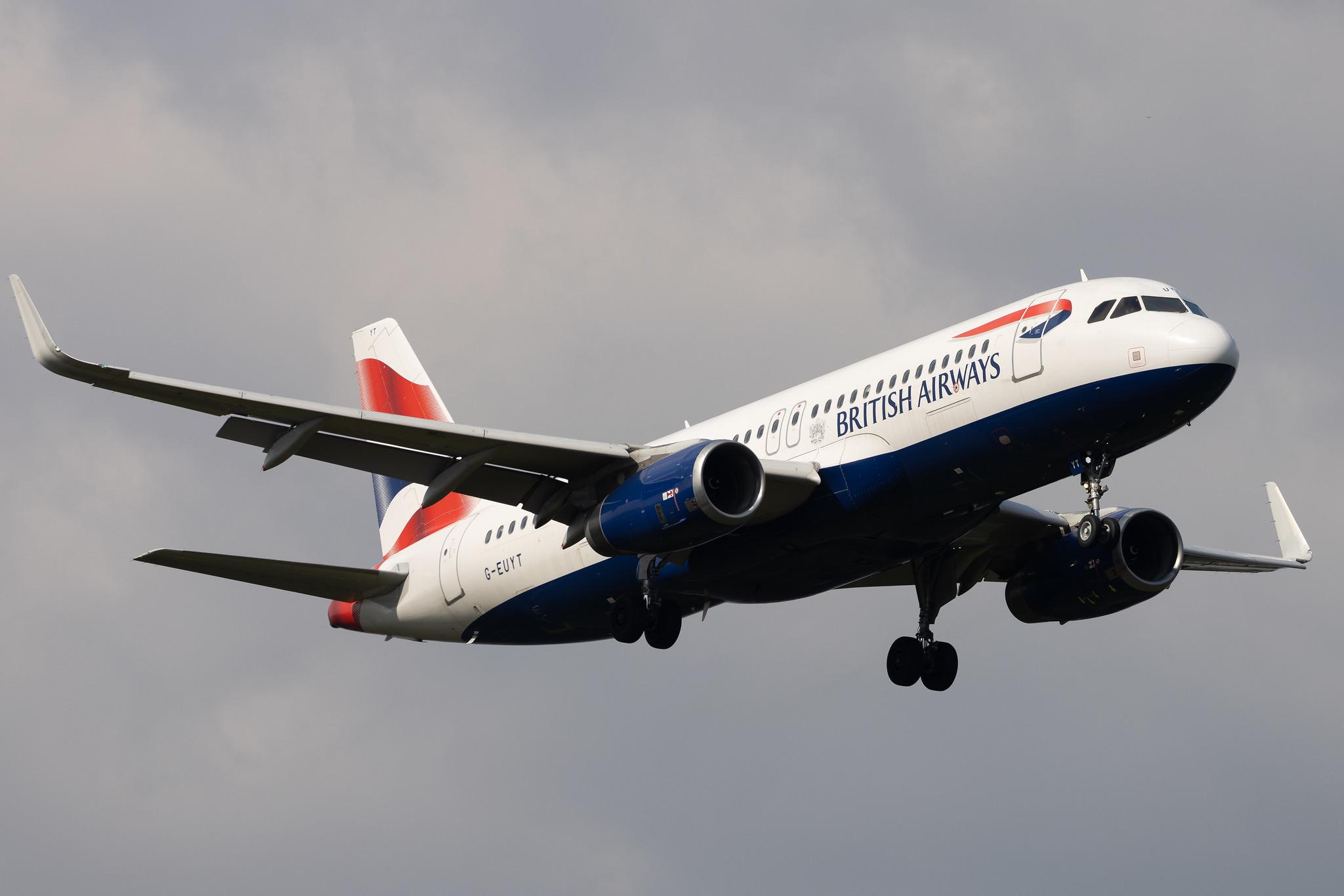 London Heathrow: British Airways (BA / BAW) | Airbus A320-232 A320 | G-EUYT | MSN 5985