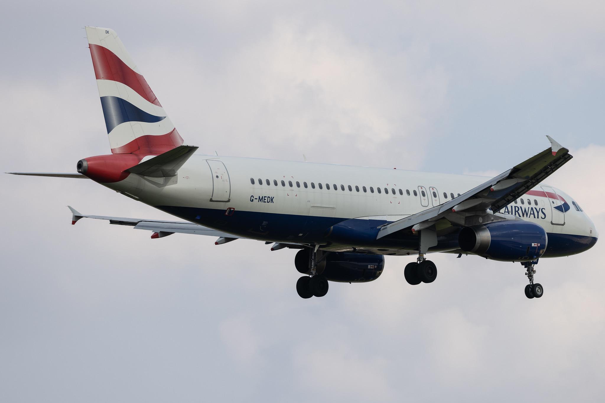 London Heathrow: British Airways (BA / BAW) | Airbus A320-232 A320 | G-MEDK | MSN 2441