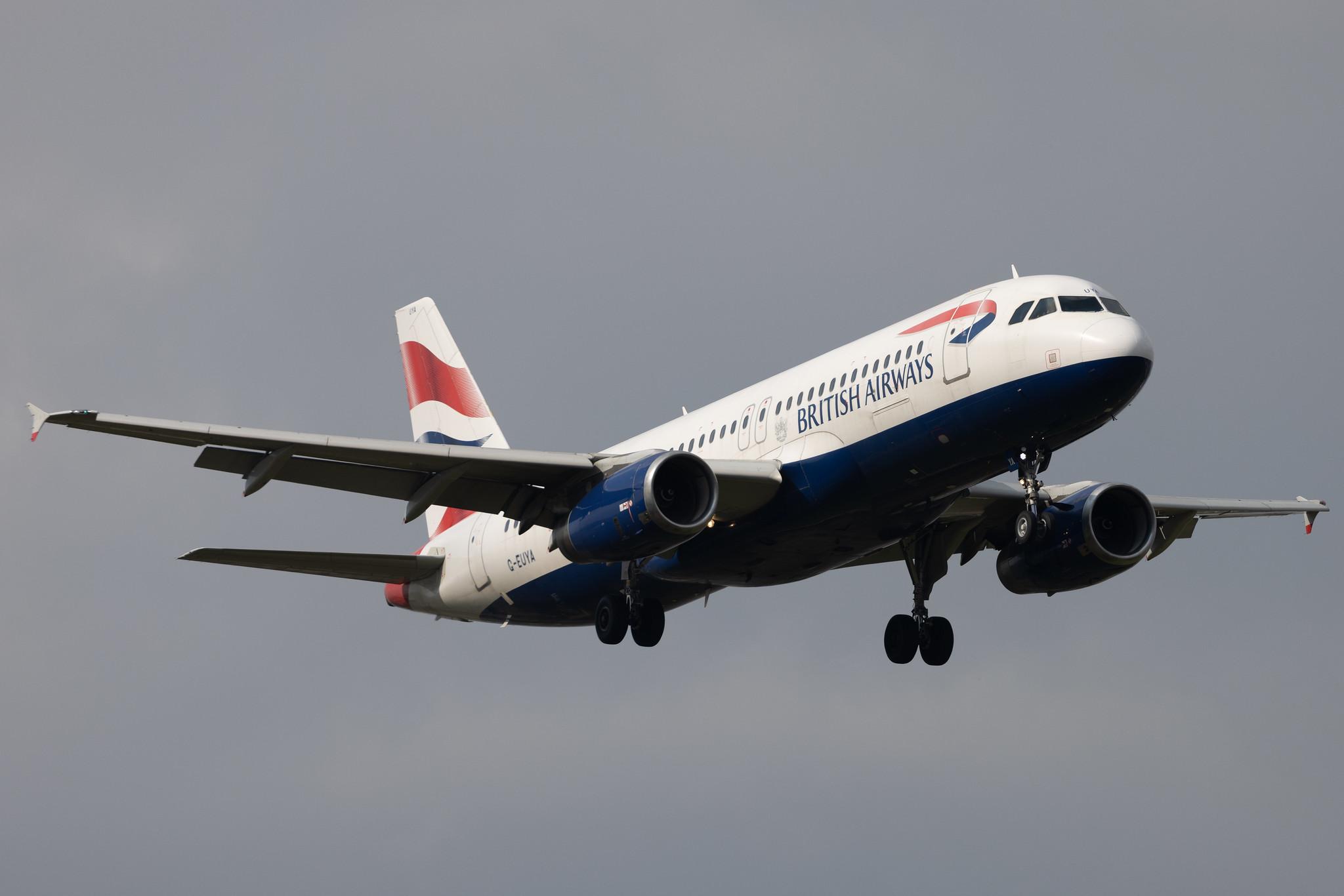 London Heathrow: British Airways (BA / BAW) | Airbus A320-232 A320 | G-EUYA | MSN 3697