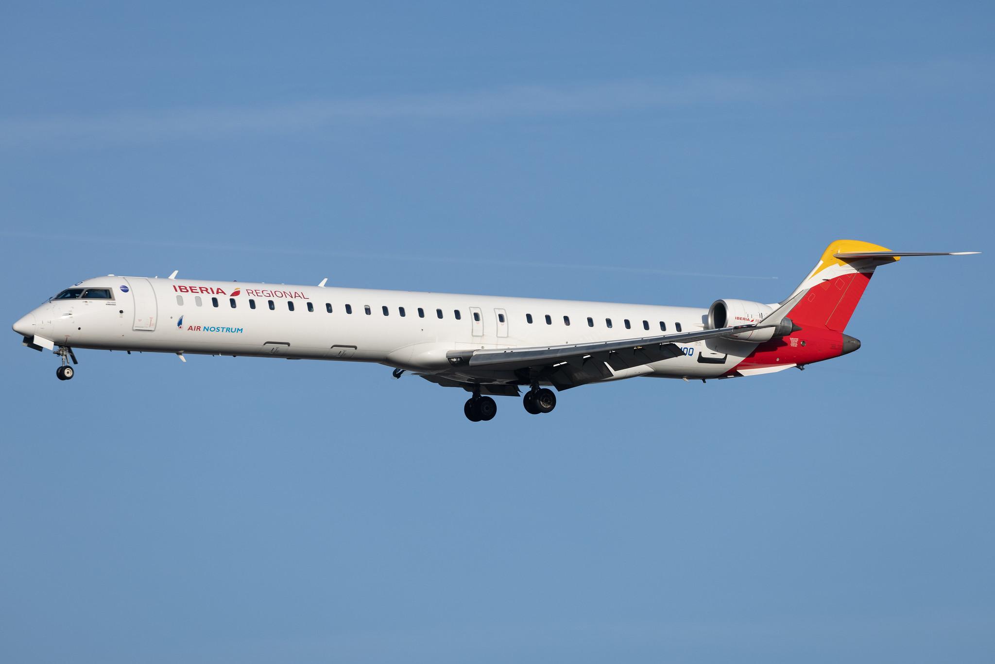 Frankfurt Airport: Iberia Regional (IB / IBE) | Operator: Air Nostrum | Mitsubishi CRJ-1000 CRJX | EC-MQQ | MSN 19055