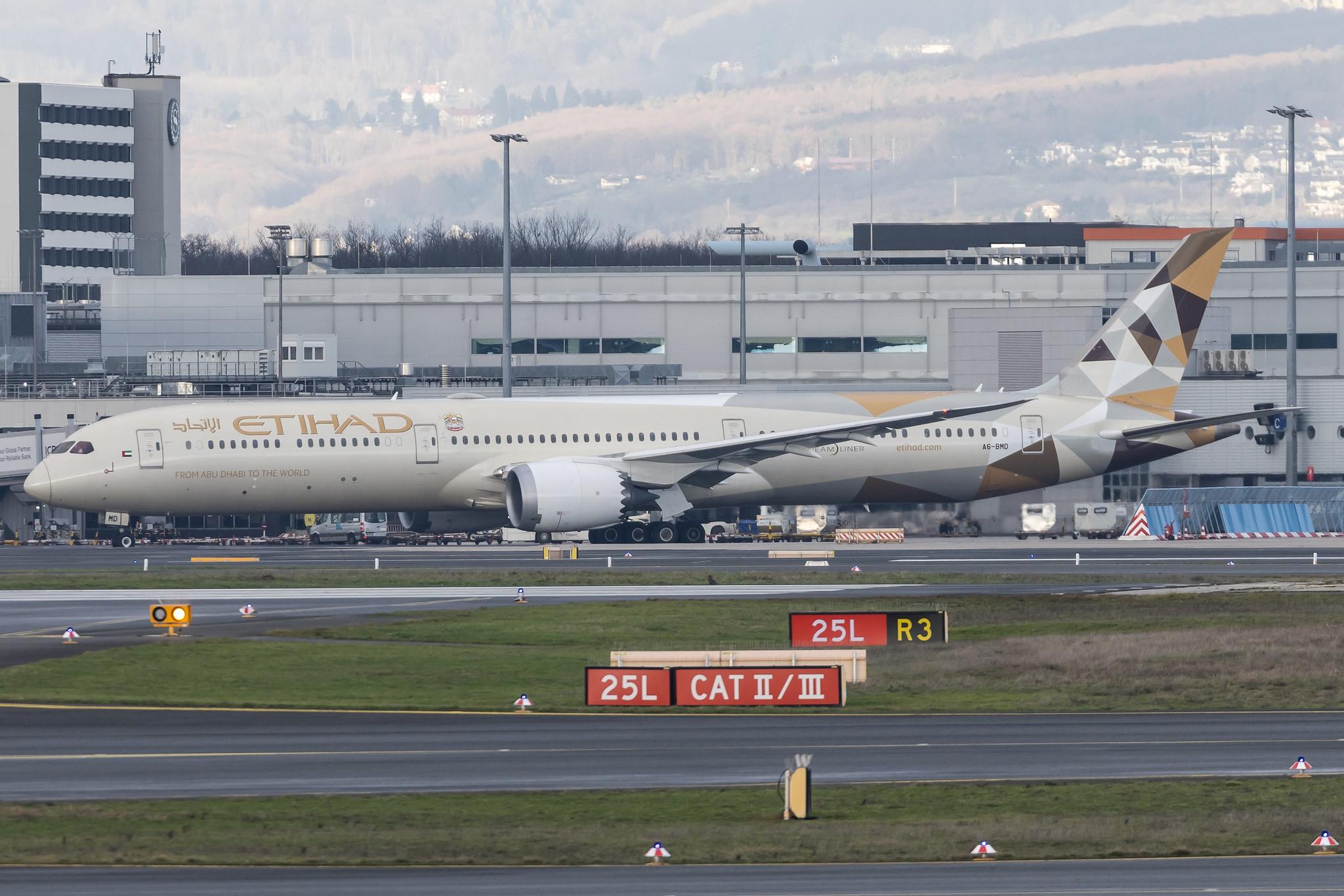 Frankfurt Airport: Etihad Airways (EY / ETD) | Boeing 787-10 Dreamliner B78X | A6-BMD | MSN 60758