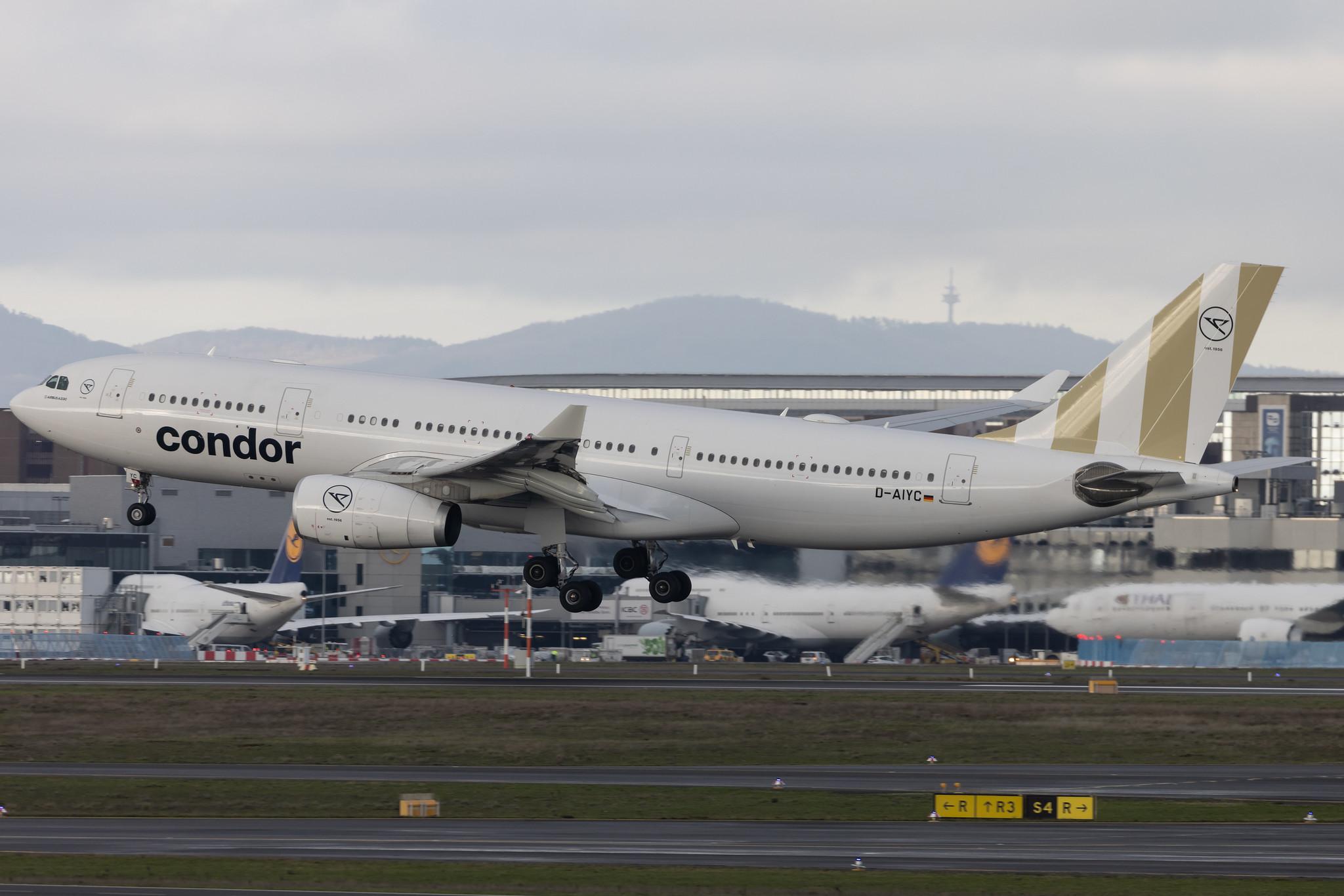 Frankfurt Airport: Condor (DE / CFG) | Airbus A330-243 A332 | D-AIYC | MSN 0975