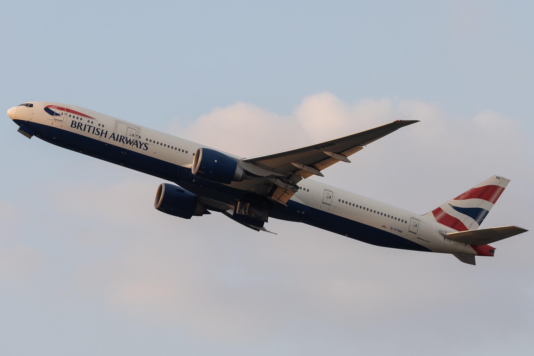 London Heathrow: British Airways (BA / BAW) |  Boeing 777-36N(ER) B77W | G-STBB | MSN 38286