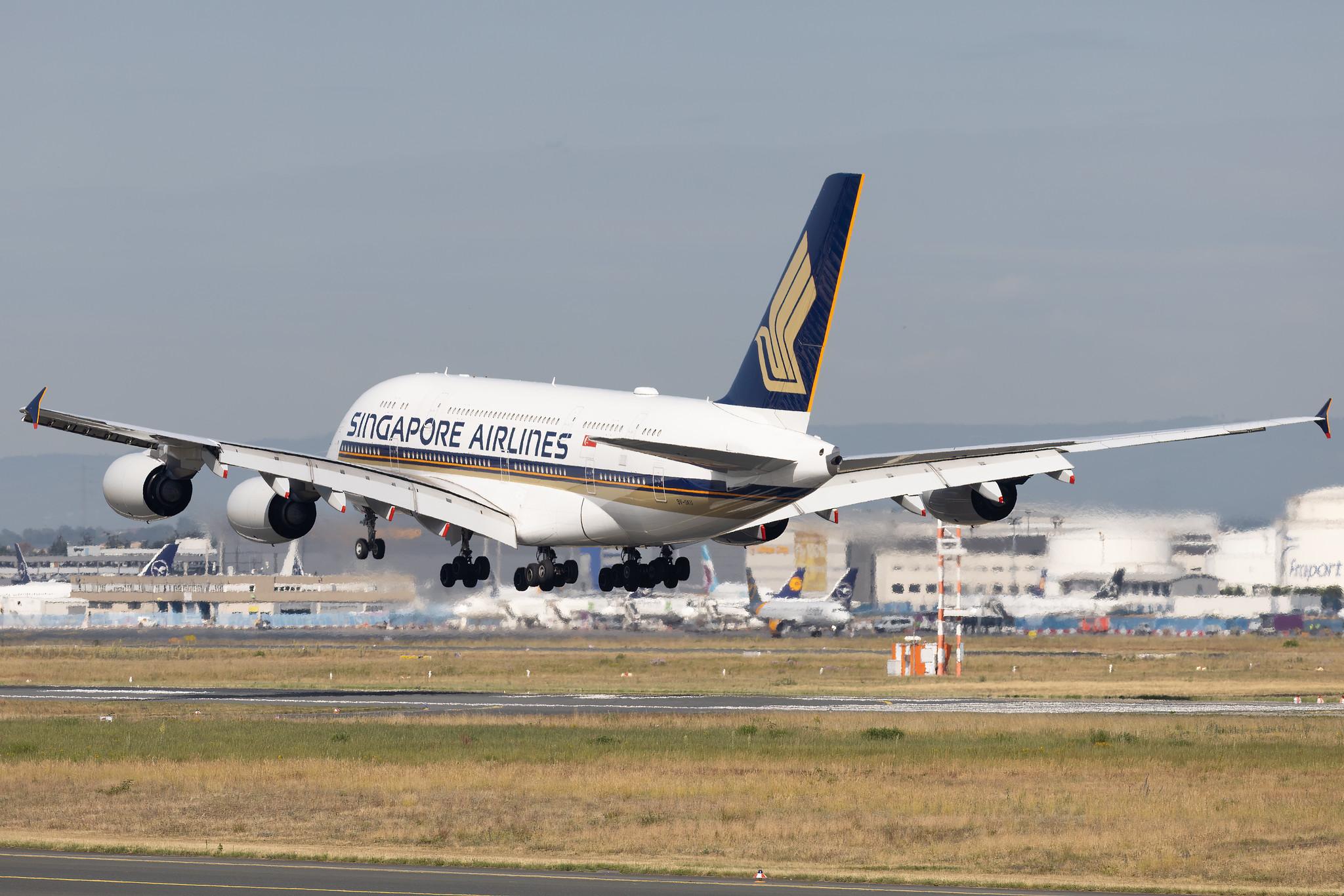 Frankfurt Airport: Singapore Airlines (SQ / SIA) |  Airbus A380-841 A388 | 9V-SKU | MSN 243