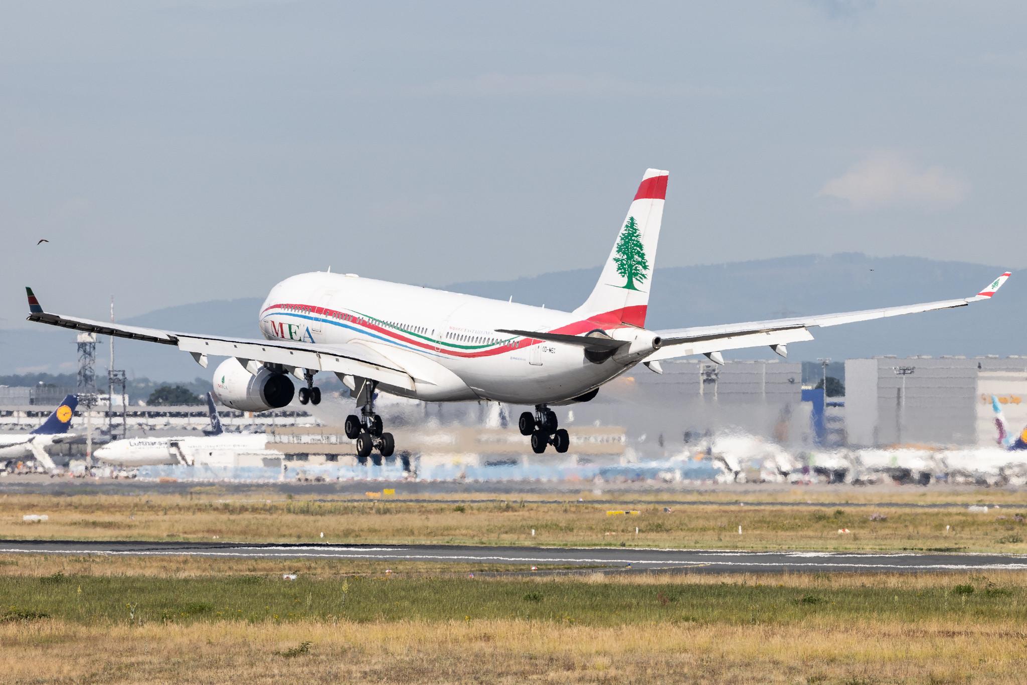 Frankfurt Airport: MEA (ME / MEA) |  Airbus A330-243 A332 | OD-MEC | MSN 0995