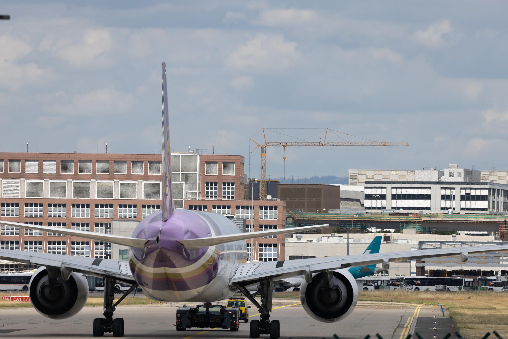 Frankfurt Airport: Thai Airways (TG / THA) | Boeing 777-3D7(ER) B77W | HS-TKV | MSN 42111