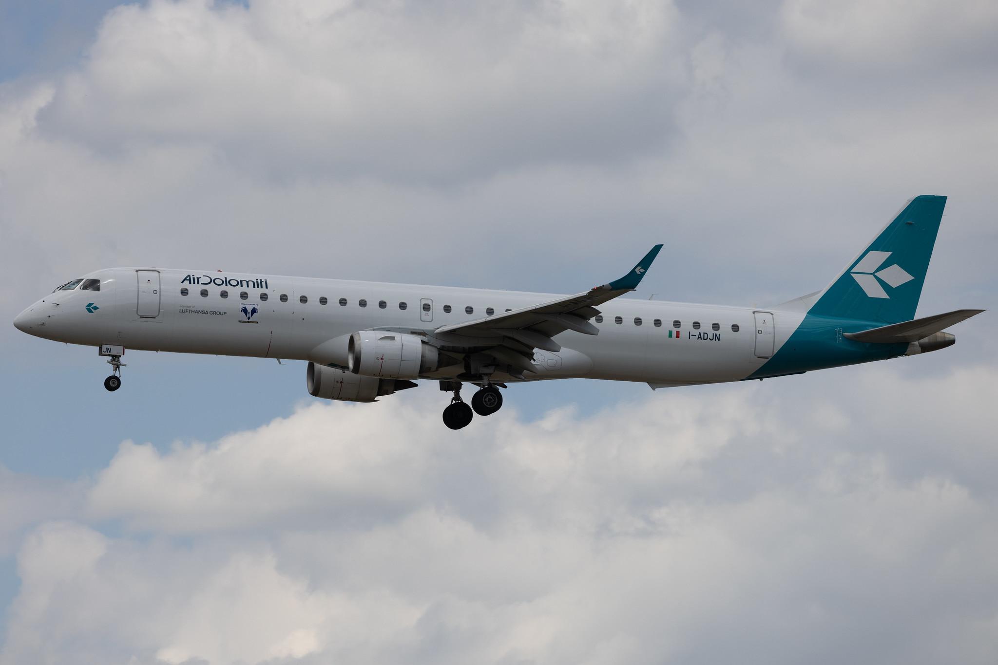 Frankfurt Airport: Air Dolomiti (EN / DLA) | Embraer E195LR E195 | I-ADJN | MSN 19000270