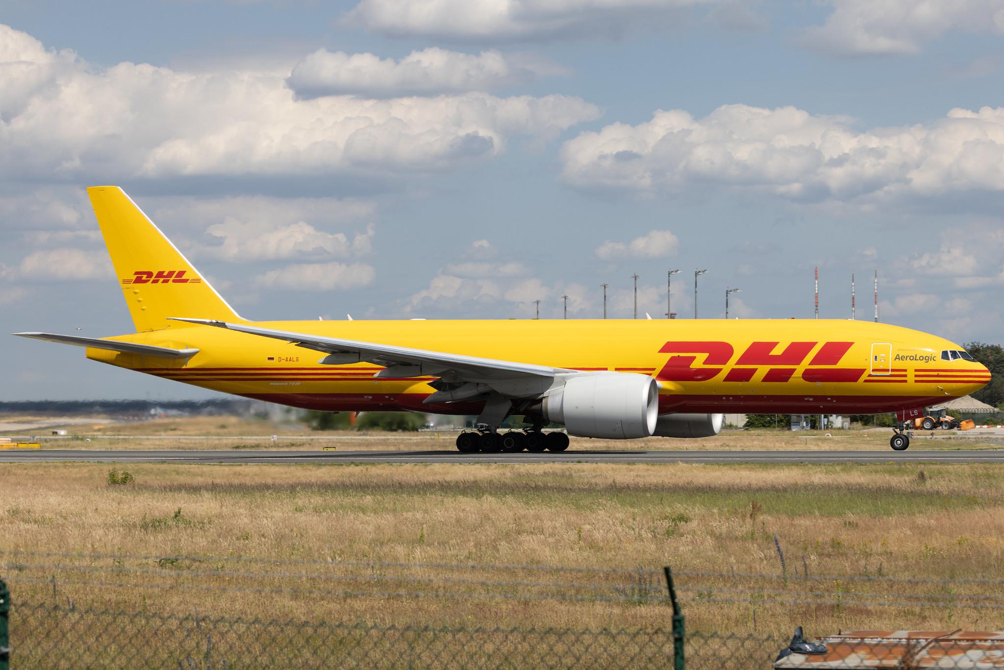 Frankfurt Airport: DHL (D0 / DHK) | Operator: AeroLogic | Boeing 777-F B77L | D-AALS | MSN 66862