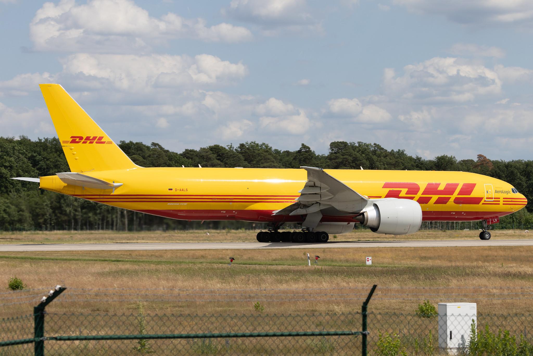 Frankfurt Airport: DHL (D0 / DHK) | Operator: AeroLogic | Boeing 777-F B77L | D-AALS | MSN 66862