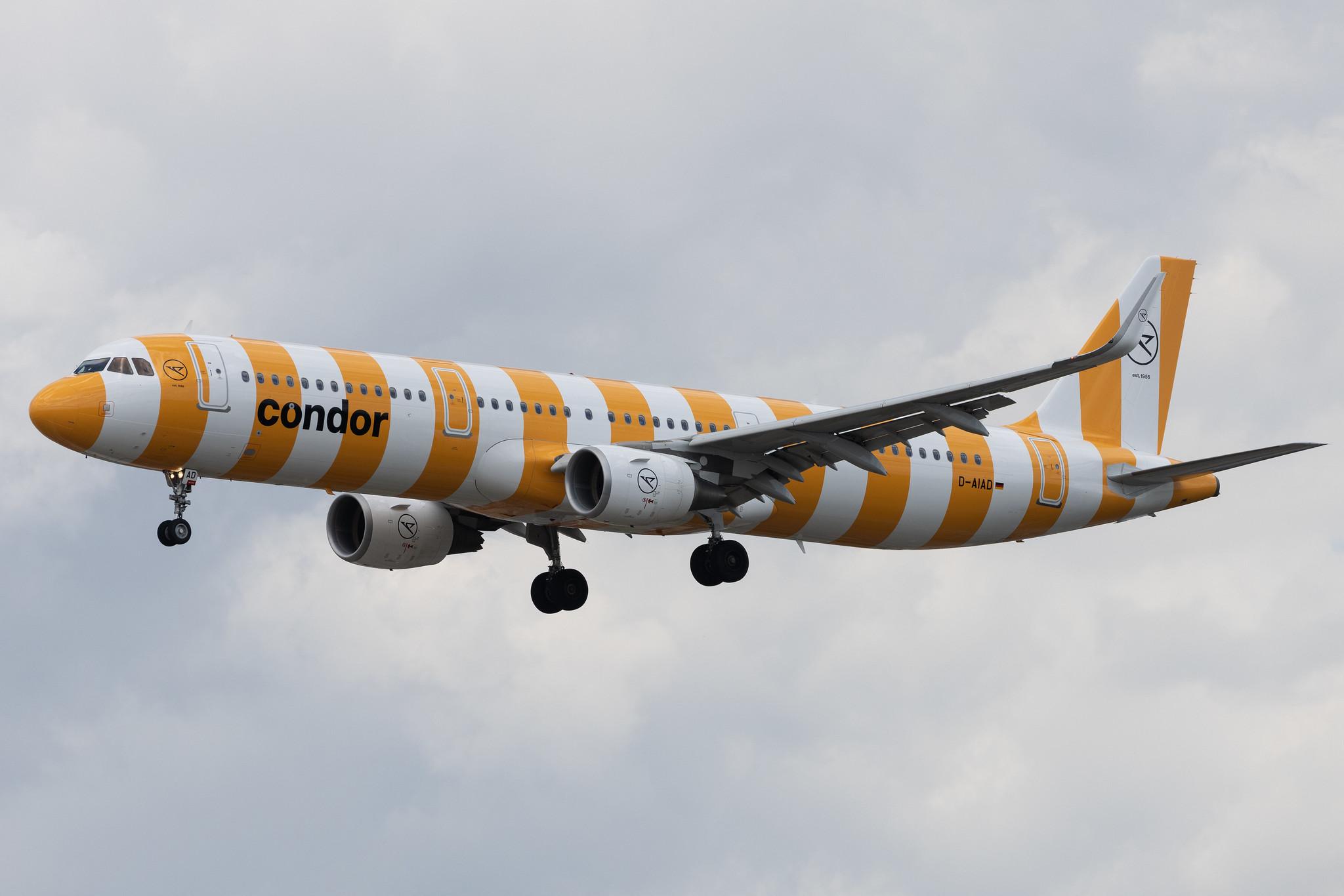 Frankfurt Airport: Condor (DE / CFG) | Airbus A321-211 A321 | D-AIAD | MSN 6053