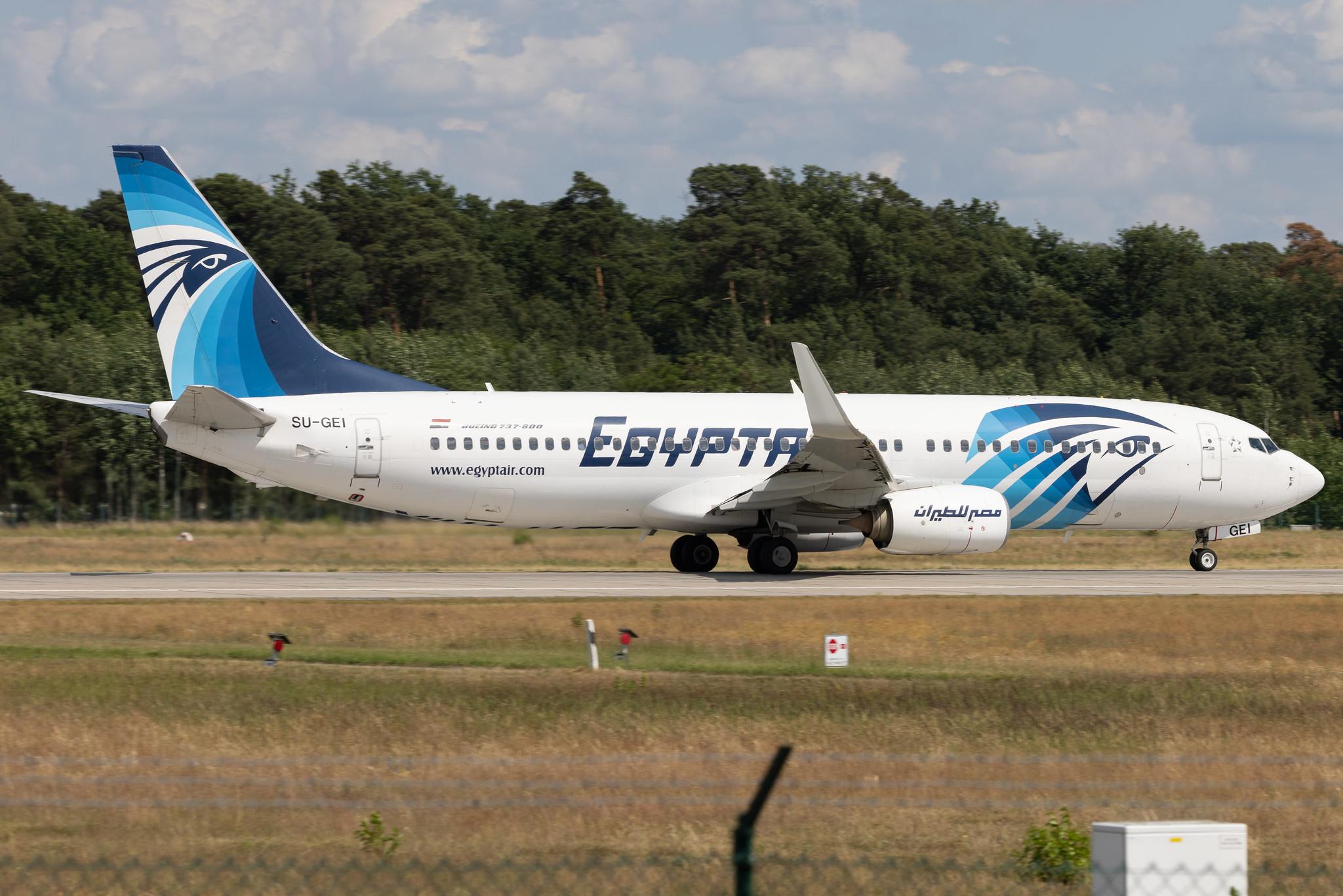 Frankfurt Airport: EgyptAir (MS / MSR) | Boeing 737-866 B738 | SU-GEI | MSN 63801