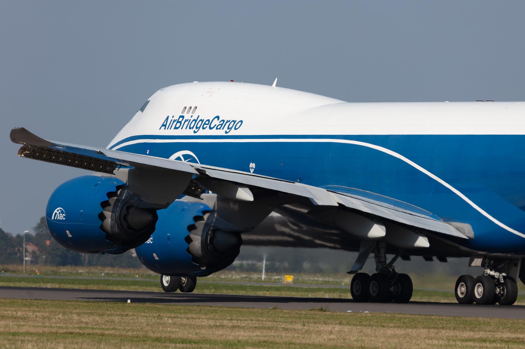 Amsterdam Schiphol: AirBridgeCargo (RU / ABW) | Operator: AirBridgeCargo Airlines |  Boeing 747-83Q(F) B748 | VQ-BFE | MSN 60118