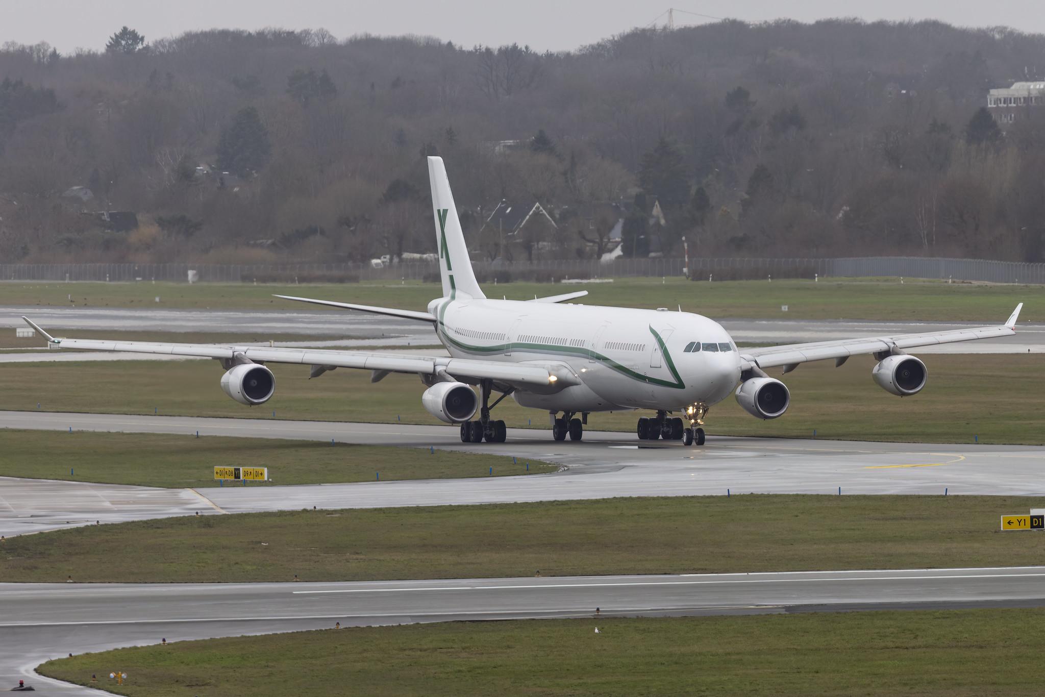 Hamburg Airport: Air X Charter (AX / AXY) | Airbus A340-312 A343 | 9H-BIG | MSN 0374