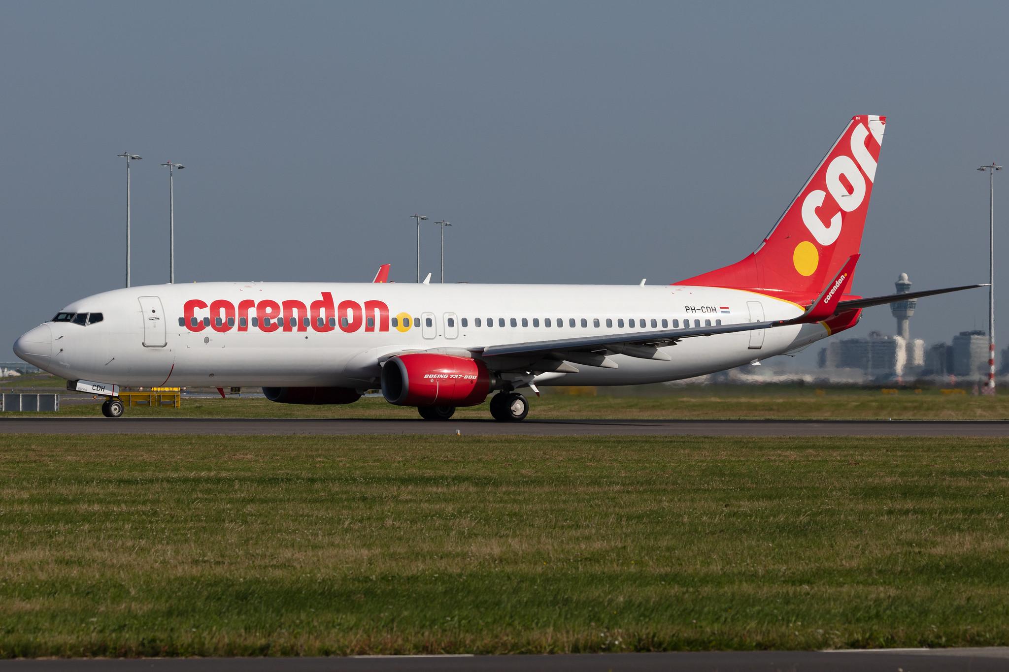 Amsterdam Schiphol: Corendon Airlines (XC / CAI) | Operator: Corendon Dutch Airlines |  Boeing 737-86J B738 | PH-CDH | MSN 36121