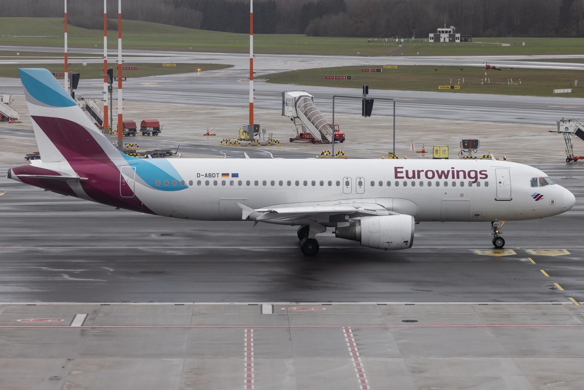 Hamburg Airport: Eurowings (EW / EWG) | Airbus A320-214 A320 | D-ABDT | MSN 3422