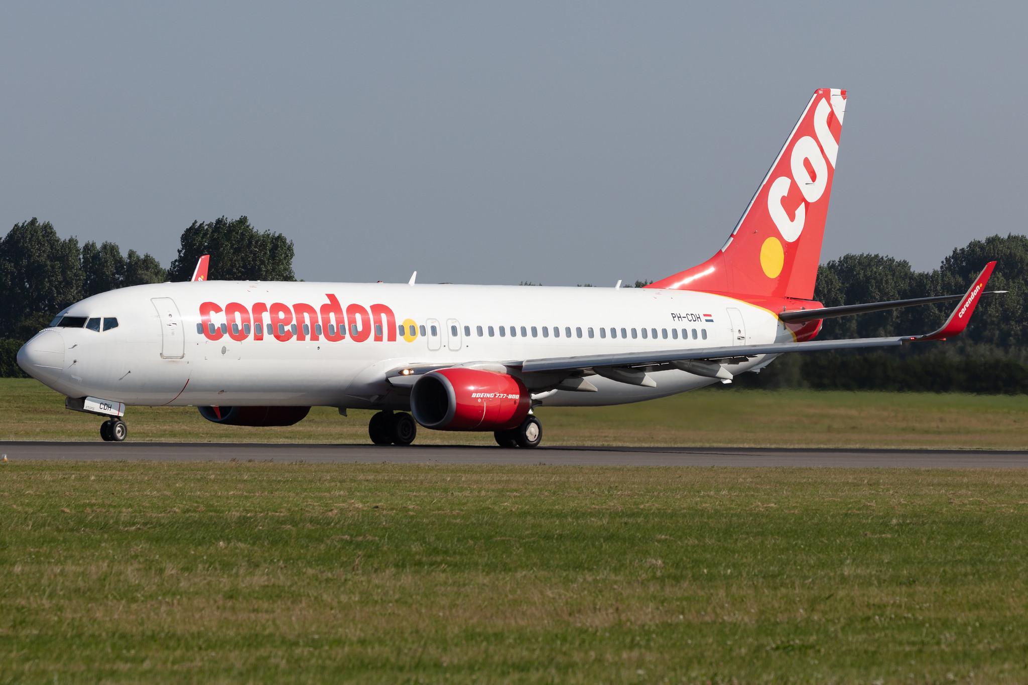 Amsterdam Schiphol: Corendon Airlines (XC / CAI) | Operator: Corendon Dutch Airlines |  Boeing 737-86J B738 | PH-CDH | MSN 36121