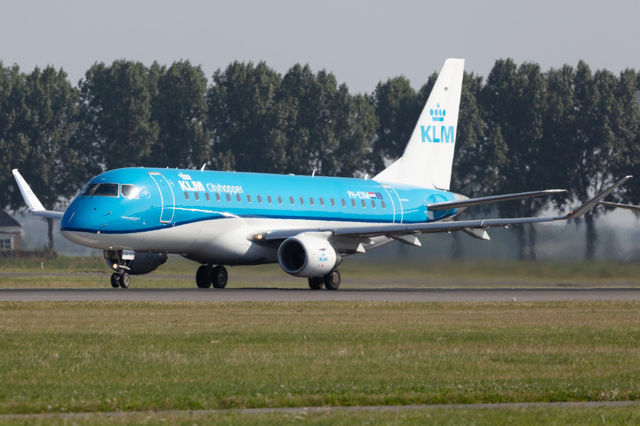 Amsterdam Schiphol: KLM (KL / KLM) | Operator: KLM Cityhopper |  Embraer E175STD E75L | PH-EXM | MSN 17000639
