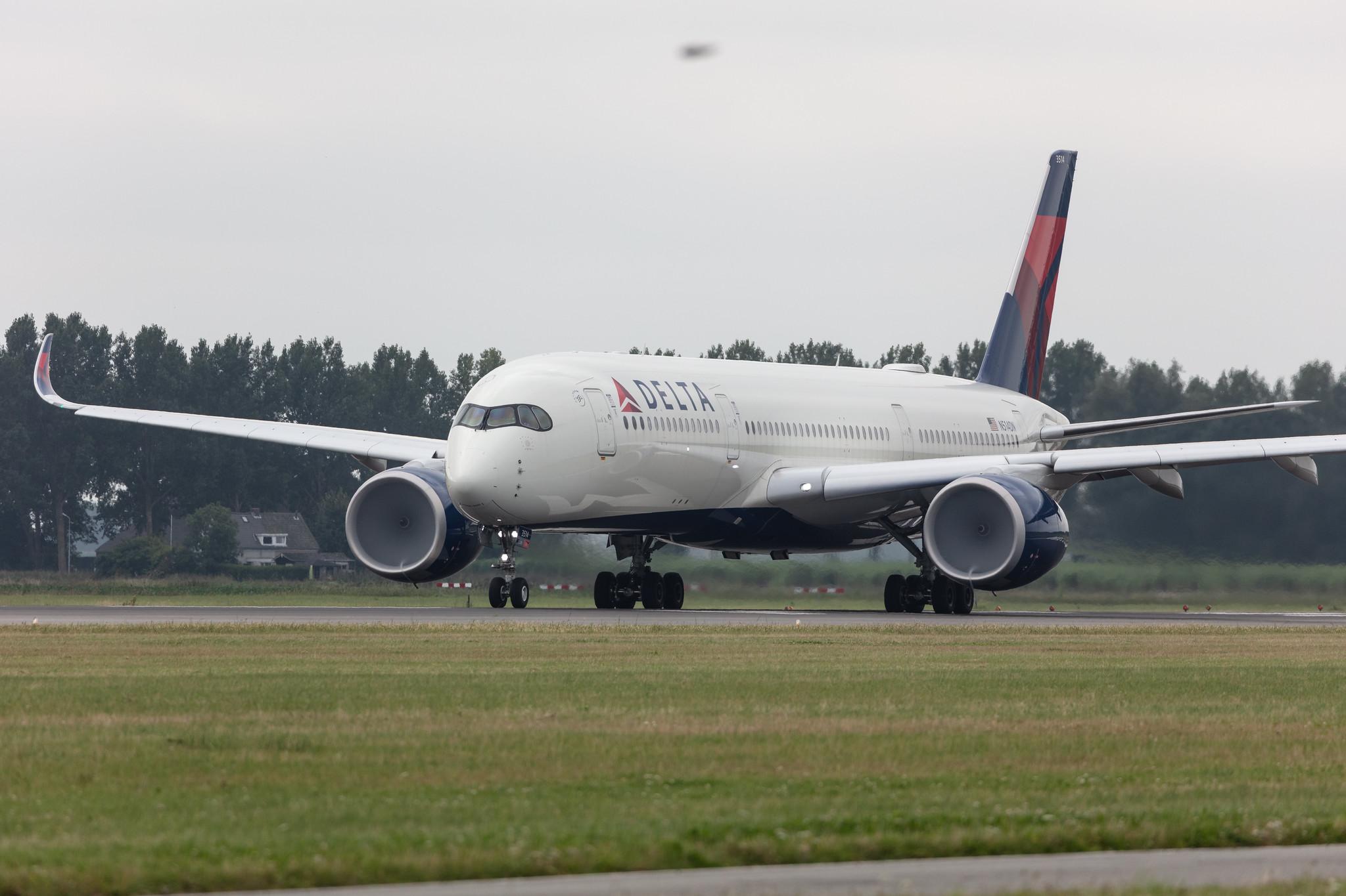 Amsterdam Schiphol: Delta Air Lines (DL / DAL) |  Airbus A350-941 A359 | N514DN | MSN 395
