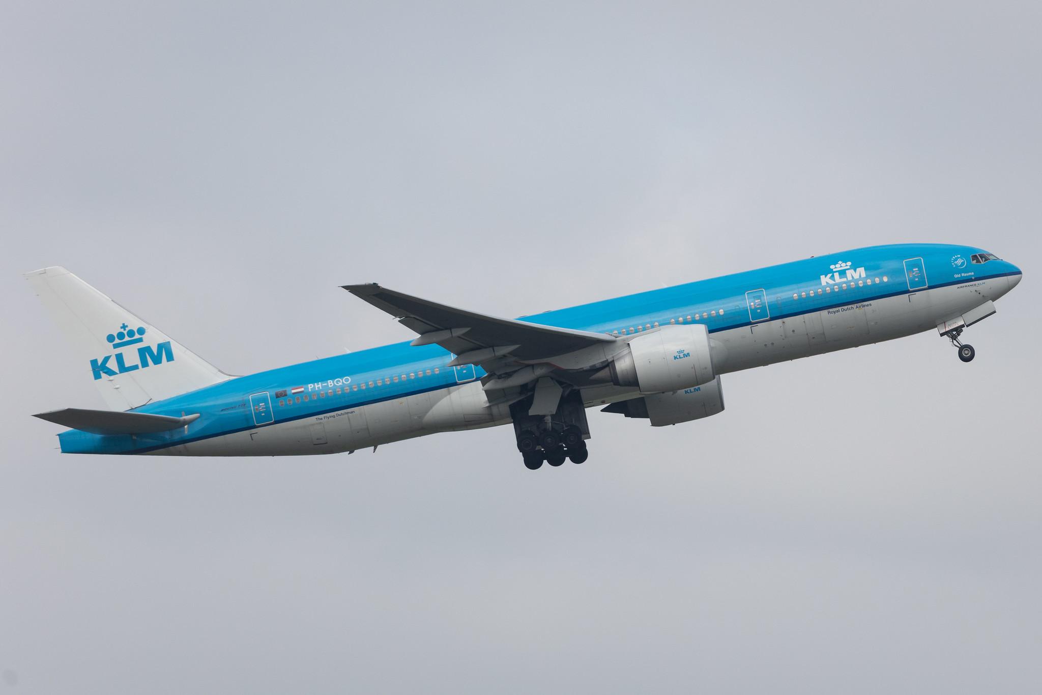 Amsterdam Schiphol: KLM (KL / KLM) |  Boeing 777-206(ER) B772 | PH-BQO | MSN 35295