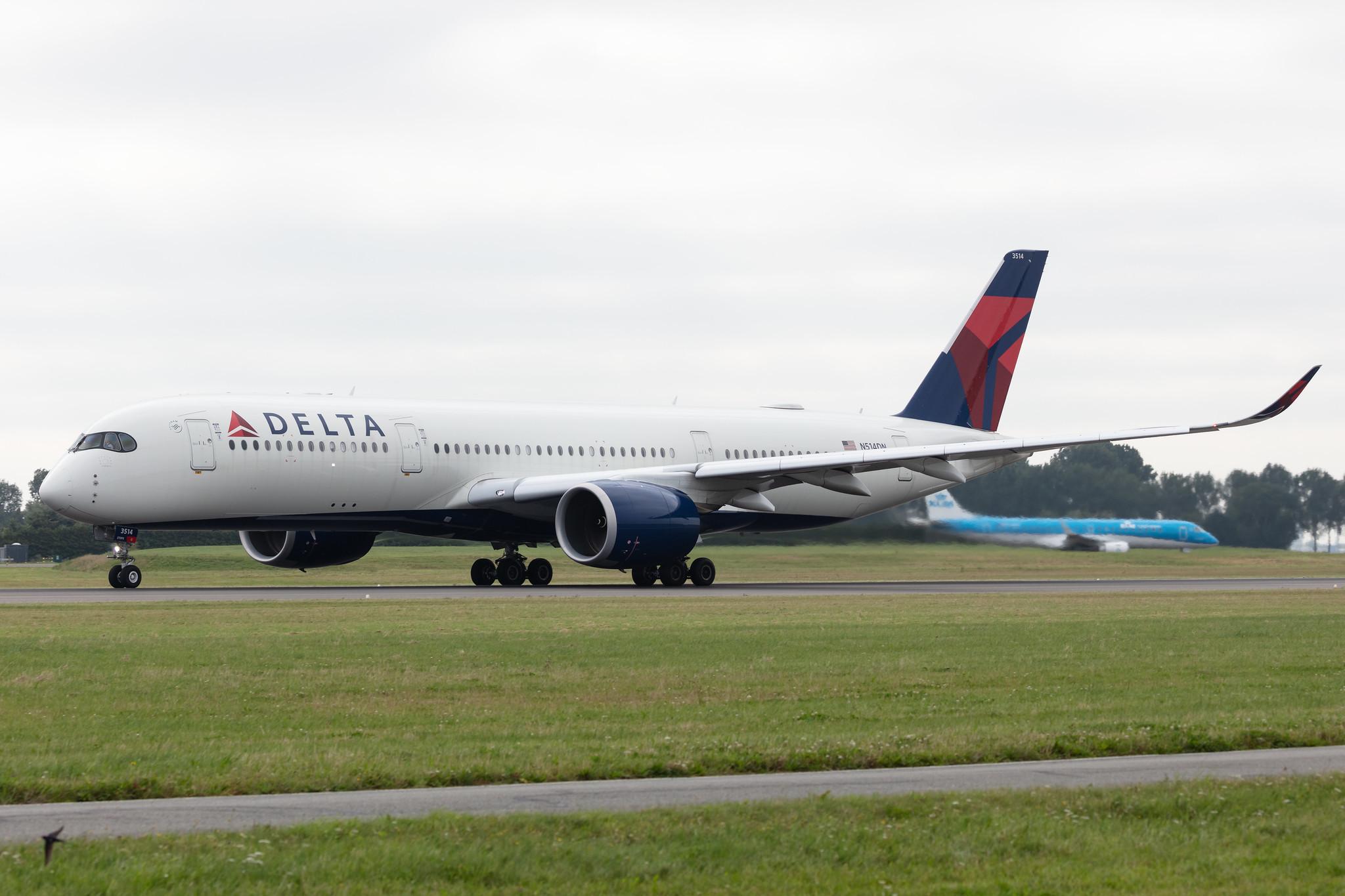 Amsterdam Schiphol: Delta Air Lines (DL / DAL) |  Airbus A350-941 A359 | N514DN | MSN 395