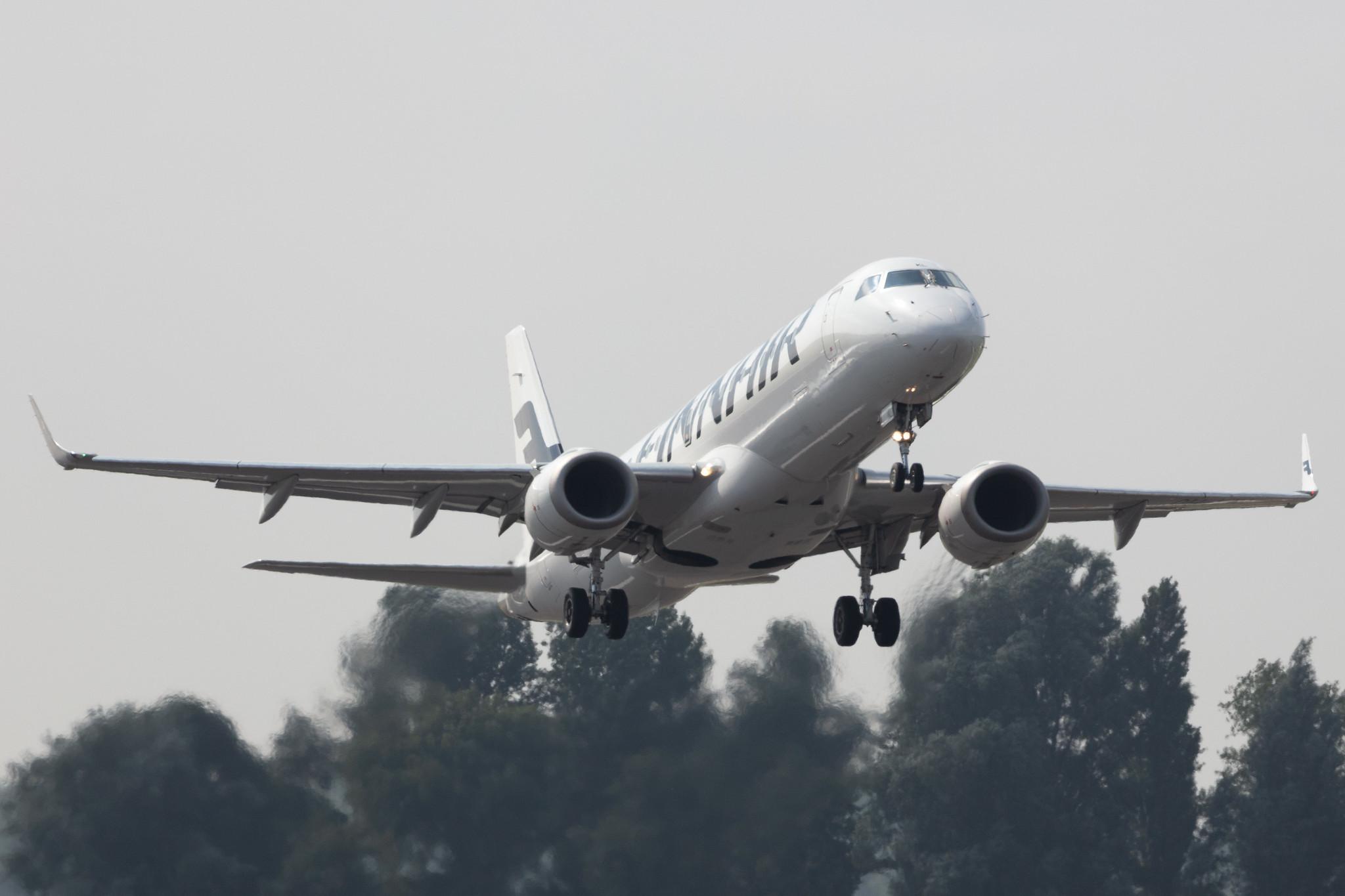 Amsterdam Schiphol: Finnair (AY / FIN) | Operator: NORRA |  Embraer E190LR E190 | OH-LKL | MSN 19000153