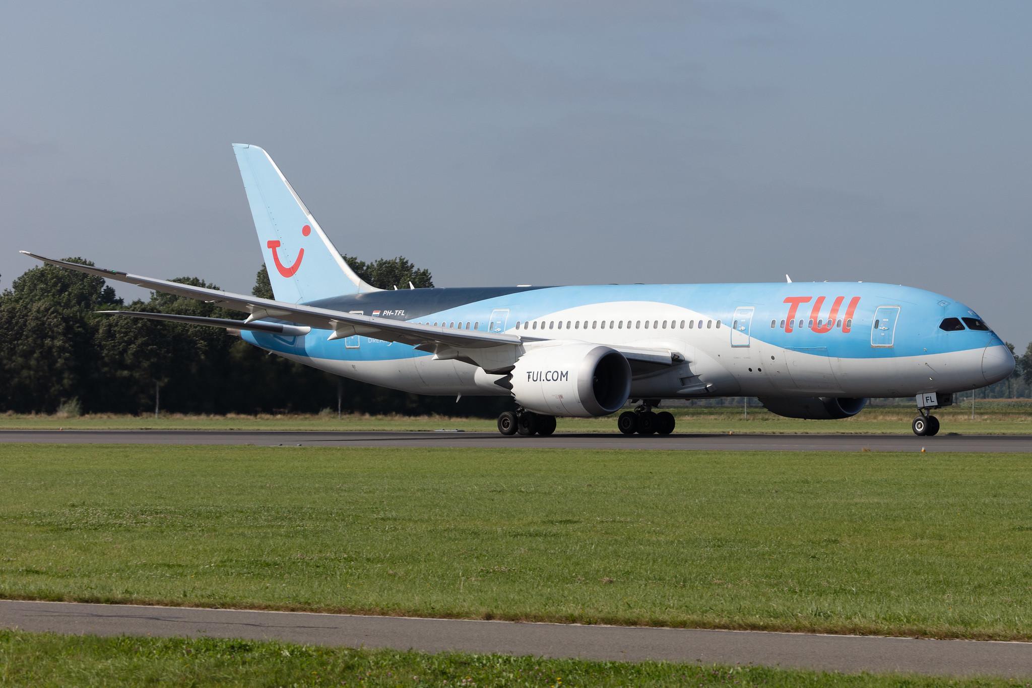 Amsterdam Schiphol: TUI (X3 / TUI) | Operator: TUI fly Netherlands |  Boeing 787-8 Dreamliner B788 | PH-TFL | MSN 37228