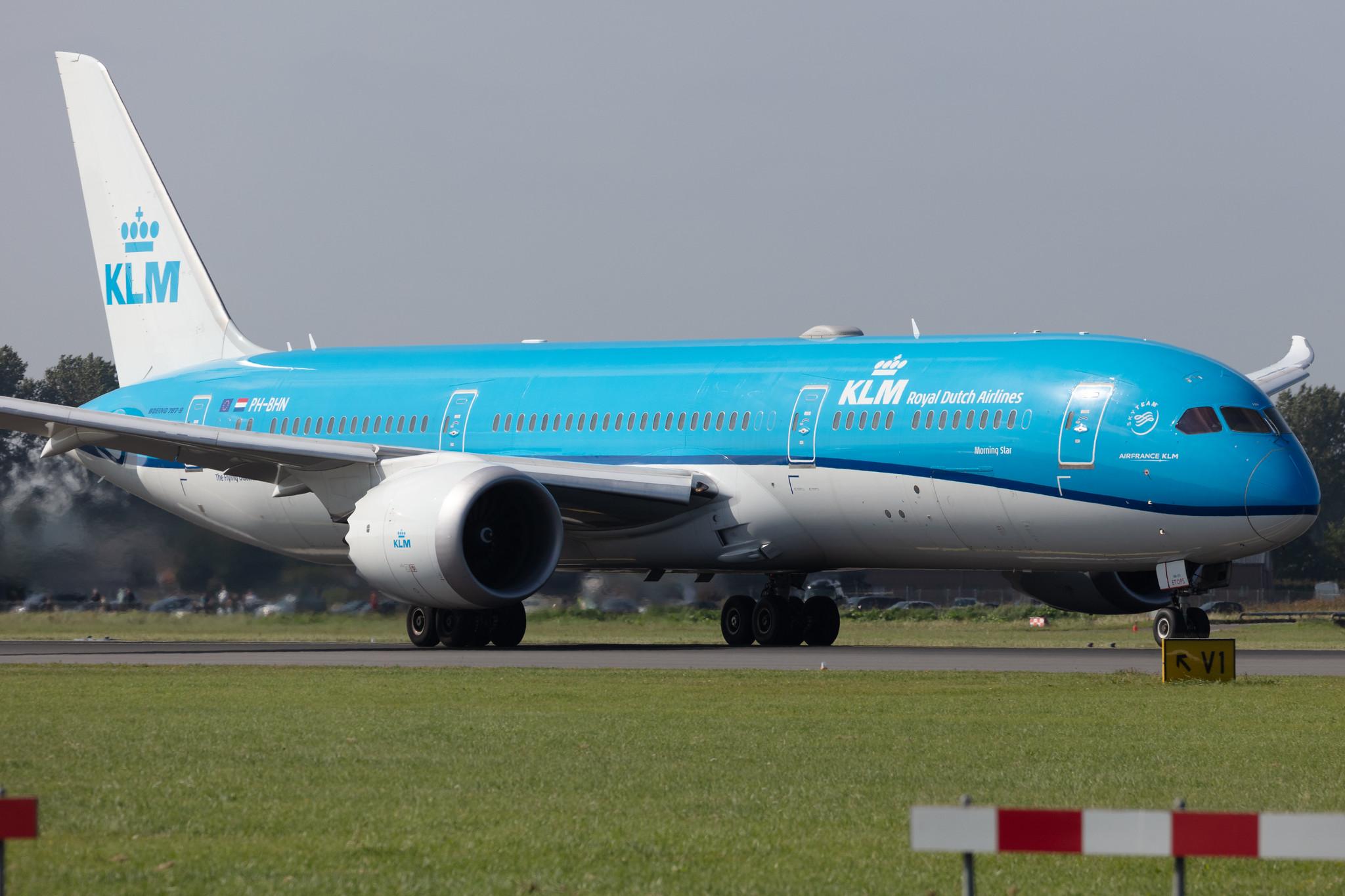 Amsterdam Schiphol: KLM (KL / KLM) |  Boeing 787-9 Dreamliner B789 | PH-BHN | MSN 42491