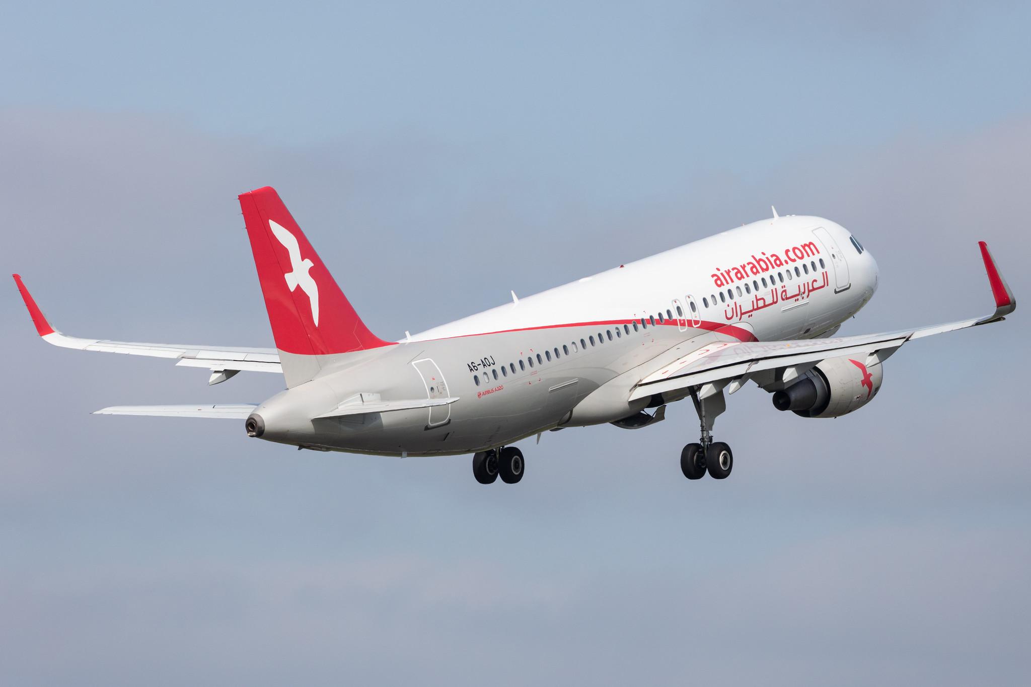 Amsterdam Schiphol: Air Arabia (G9 / ABY) | Operator: Air Arabia Abu Dhabi |  Airbus A320-214 A320 | A6-AOJ | MSN 6665