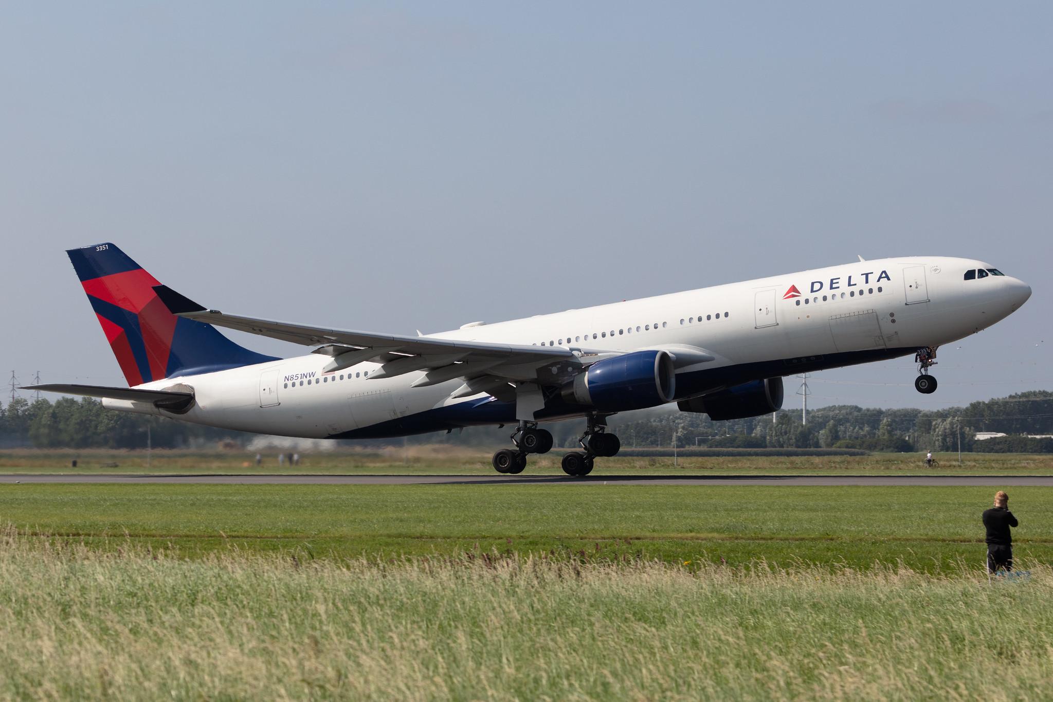 Amsterdam Schiphol: Delta Air Lines (DL / DAL) |  Airbus A330-223 A332 | N851NW | MSN 0609