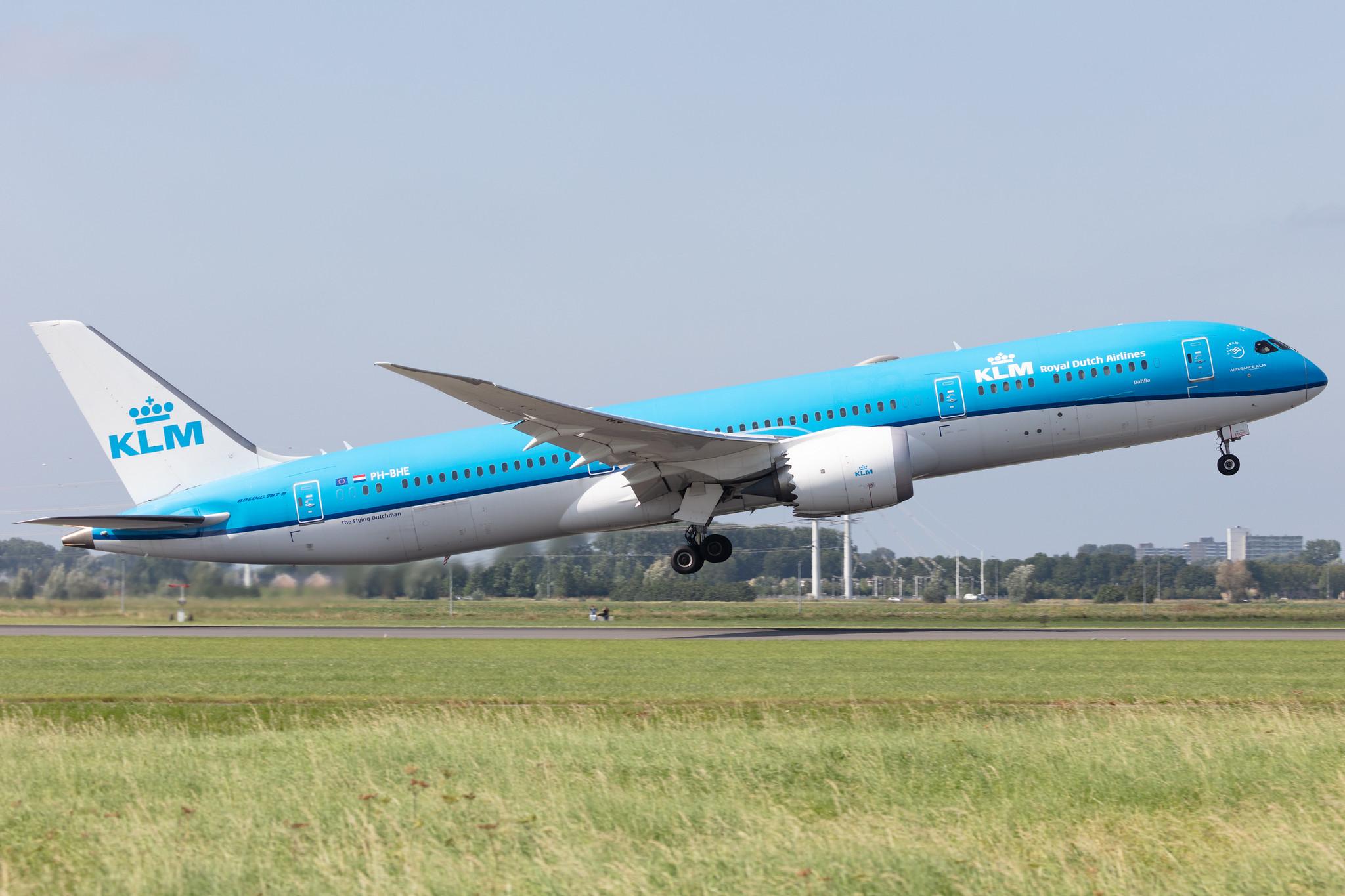 Amsterdam Schiphol: KLM (KL / KLM) |  Boeing 787-9 Dreamliner B789 | PH-BHE | MSN 38765