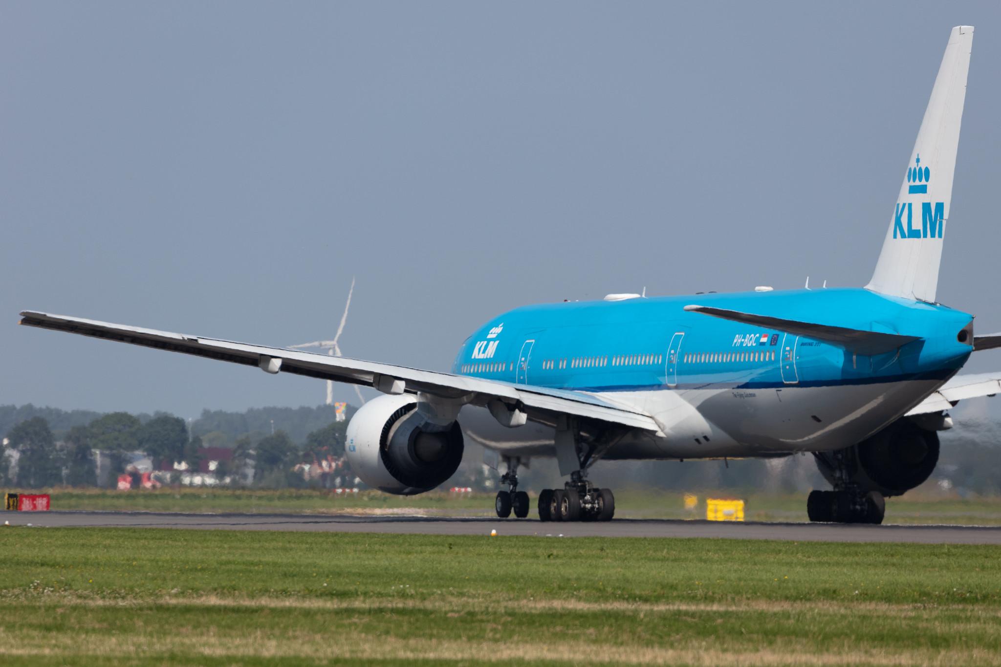 Amsterdam Schiphol: KLM (KL / KLM) |  Boeing 777-206(ER) B772 | PH-BQC | MSN 29397