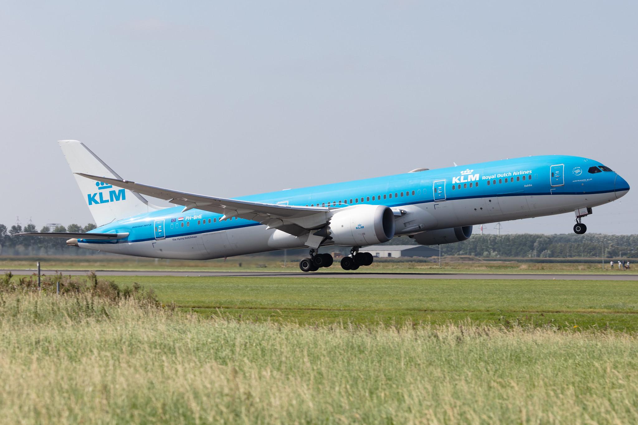 Amsterdam Schiphol: KLM (KL / KLM) |  Boeing 787-9 Dreamliner B789 | PH-BHE | MSN 38765