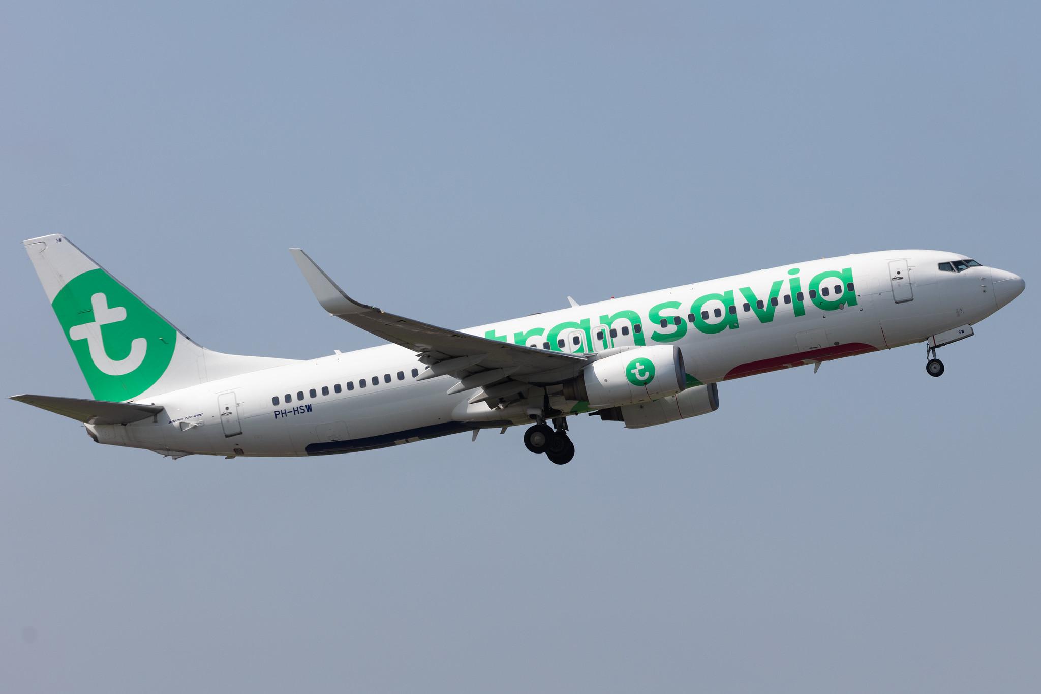 Amsterdam Schiphol: Transavia (HV / TRA) |  Boeing 737-8K2 B738 | PH-HSW | MSN 37160