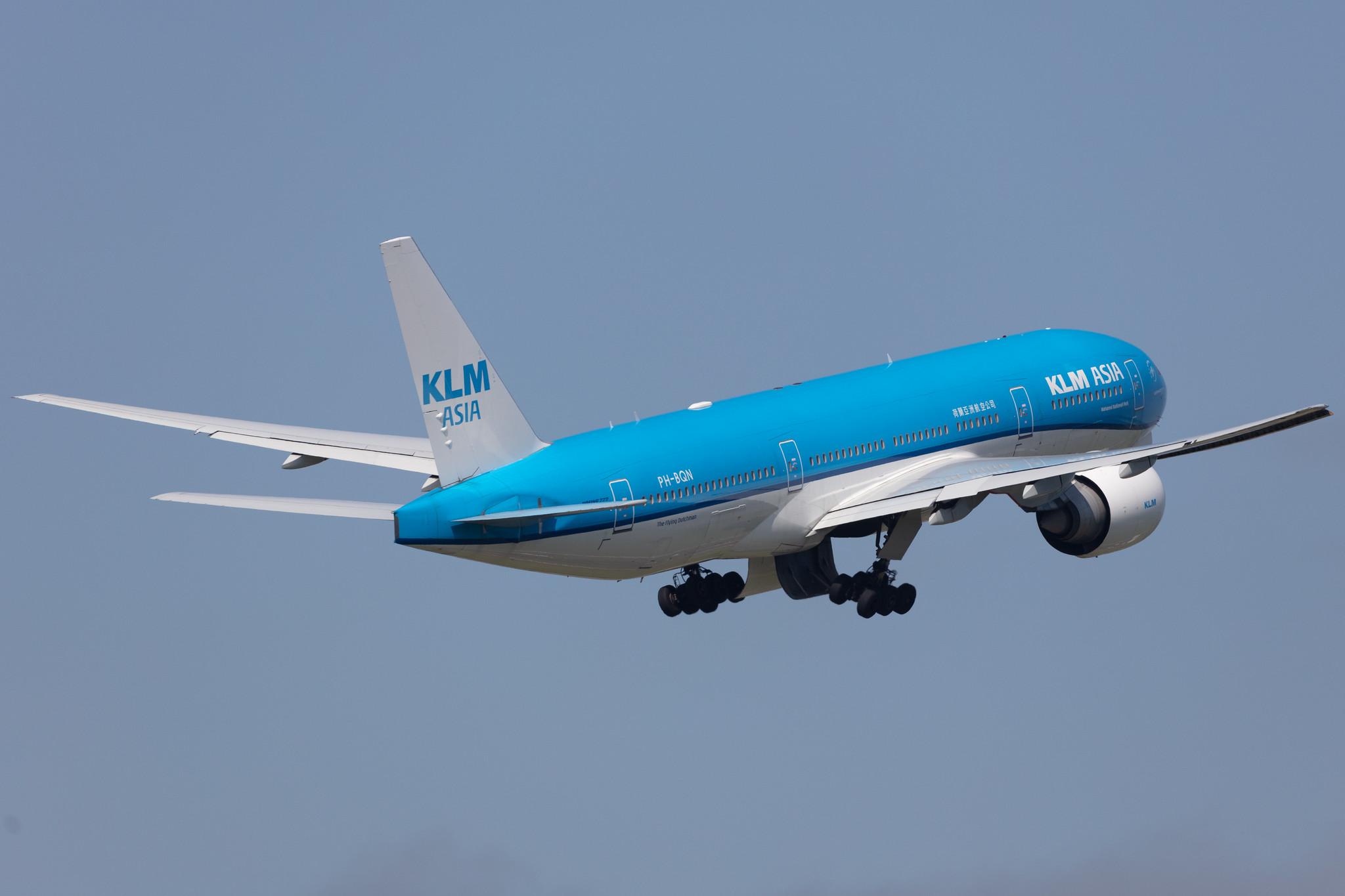 Amsterdam Schiphol: KLM (KL / KLM) |  Boeing 777-206(ER) B772 | PH-BQN | MSN 32720