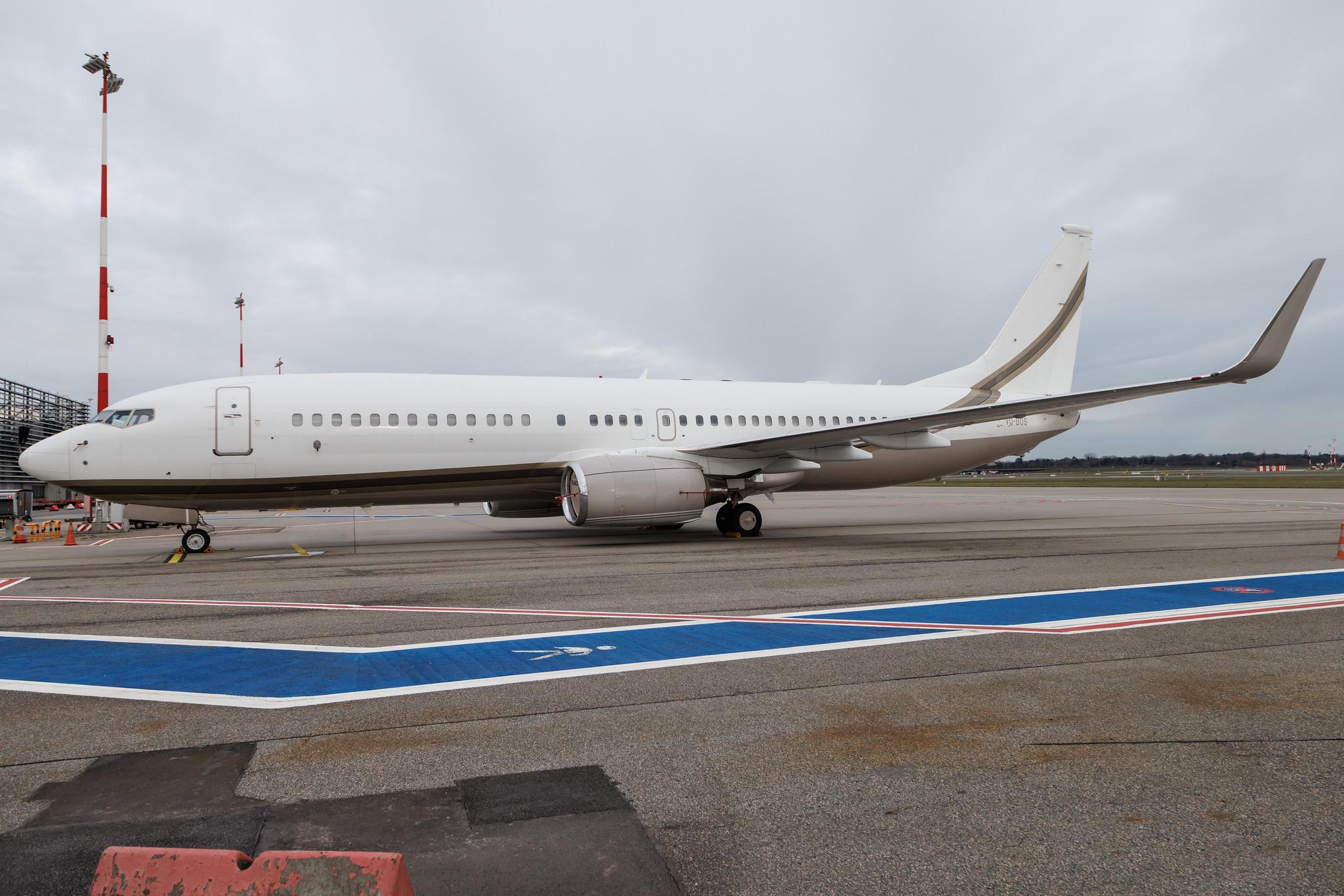 Hamburg Airport: Private owner | Boeing 737-8GQ(BBJ2) B738 | VQ-BOS | MSN 35792