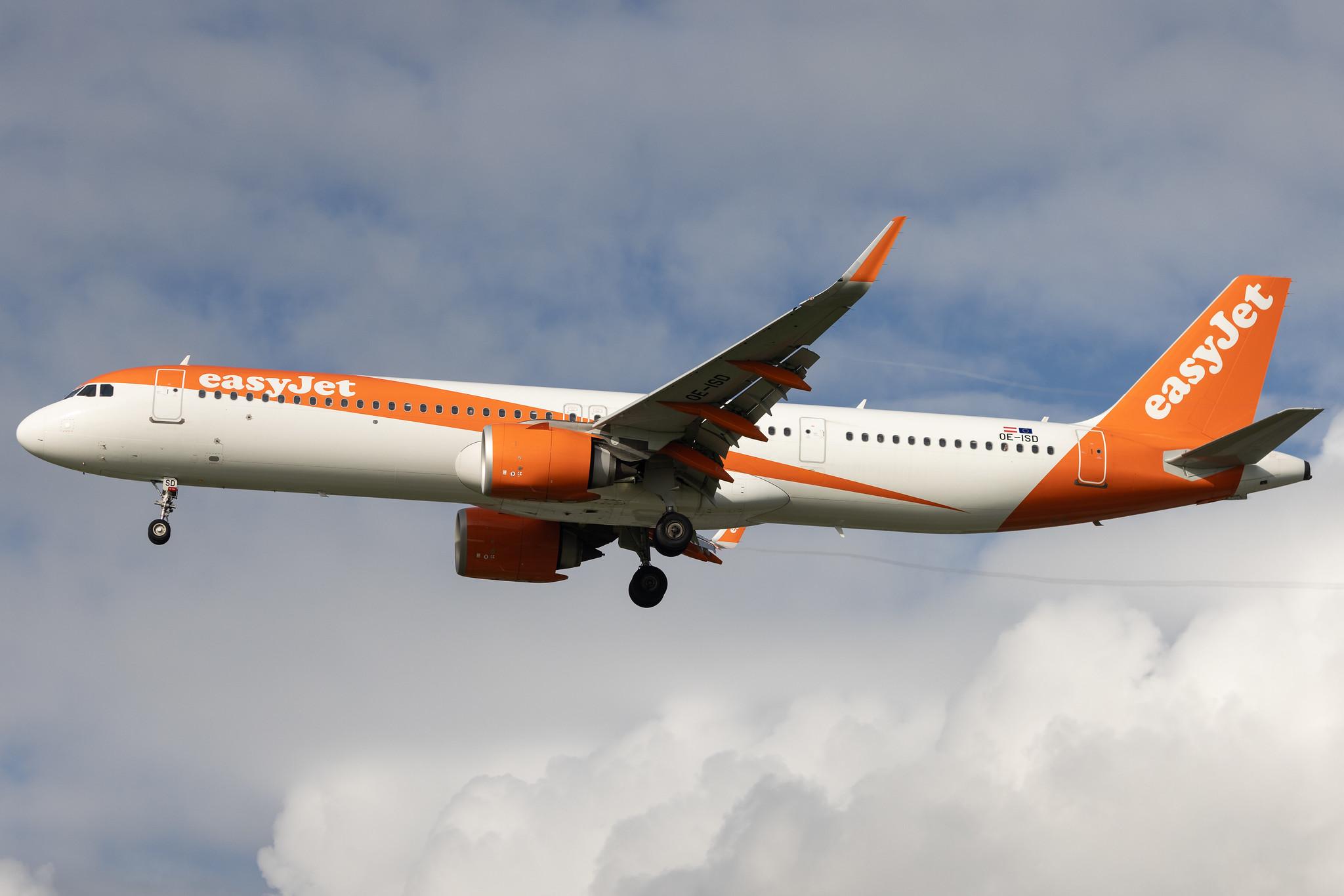 Aeroporto de Lisboa: easyJet (U2 / EZY) | Operator: easyJet Europe | Airbus A321-251NX A21N | OE-ISD | MSN 09310