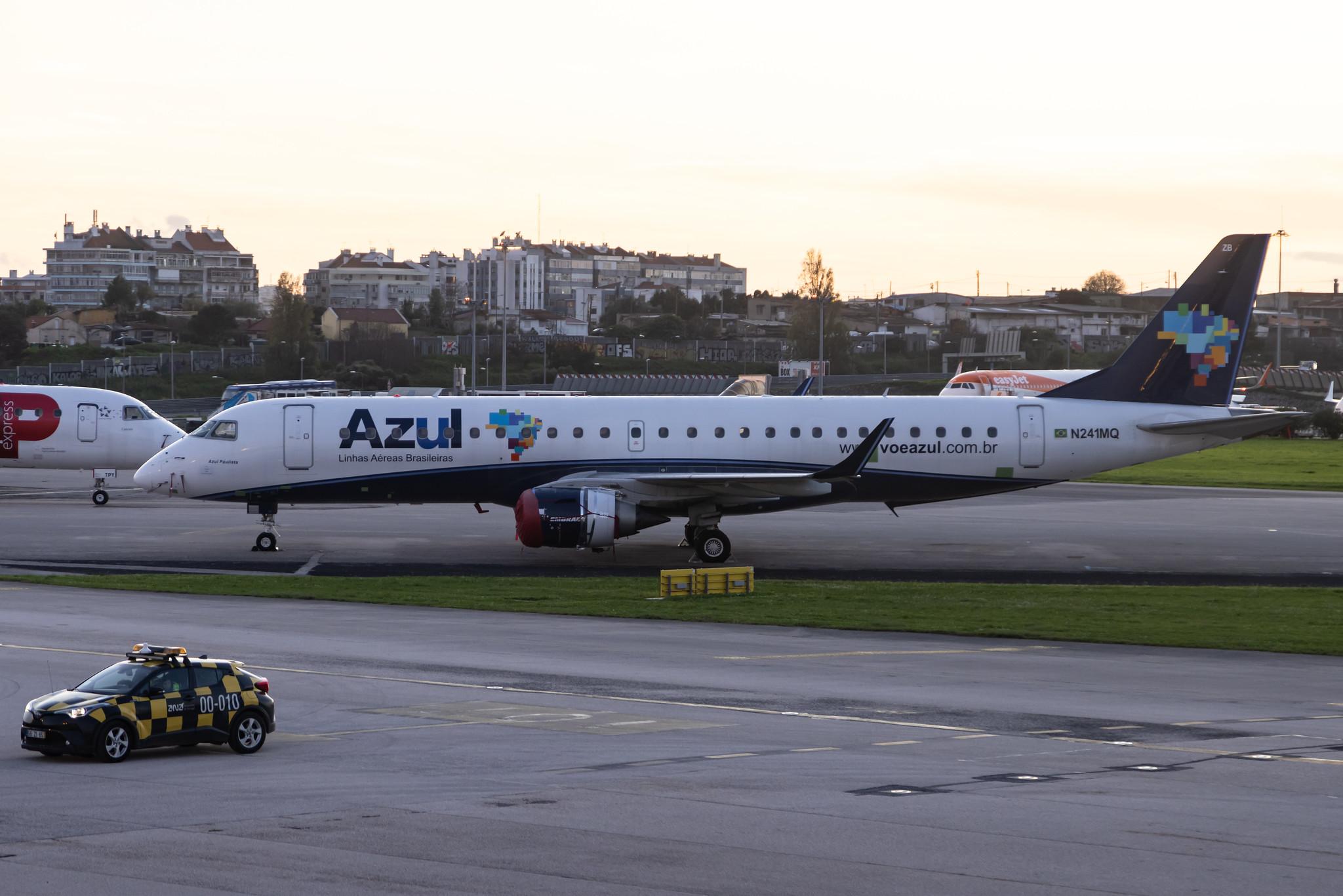 Aeroporto de Lisboa: Azul Linhas Aereas (AD / AZU) | Embraer E190AR E190 | N241MQ | MSN 19000241