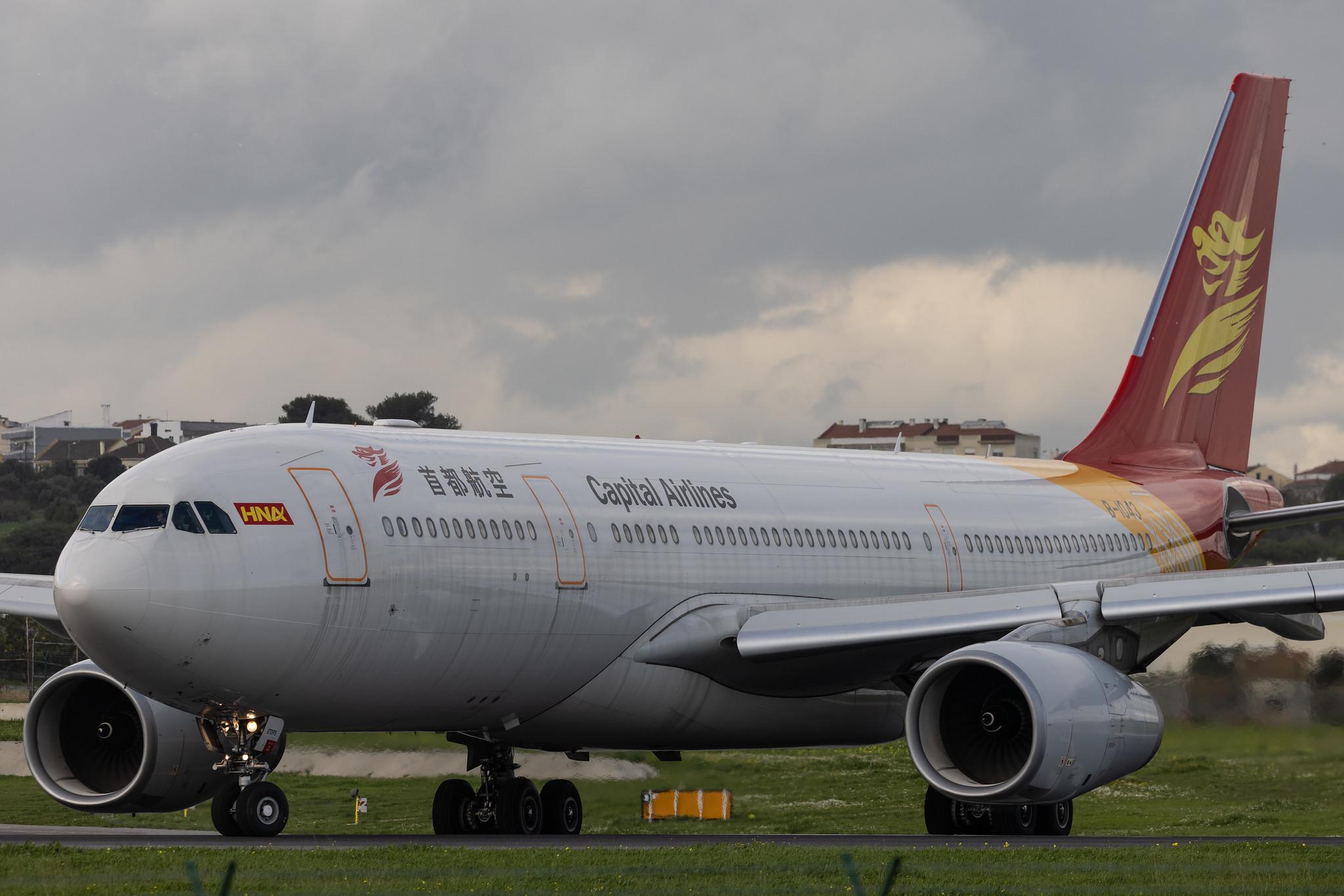 Aeroporto de Lisboa: Capital Airlines (JD / CBJ) | Airbus A330-243 A332 | B-1043 | MSN 1847