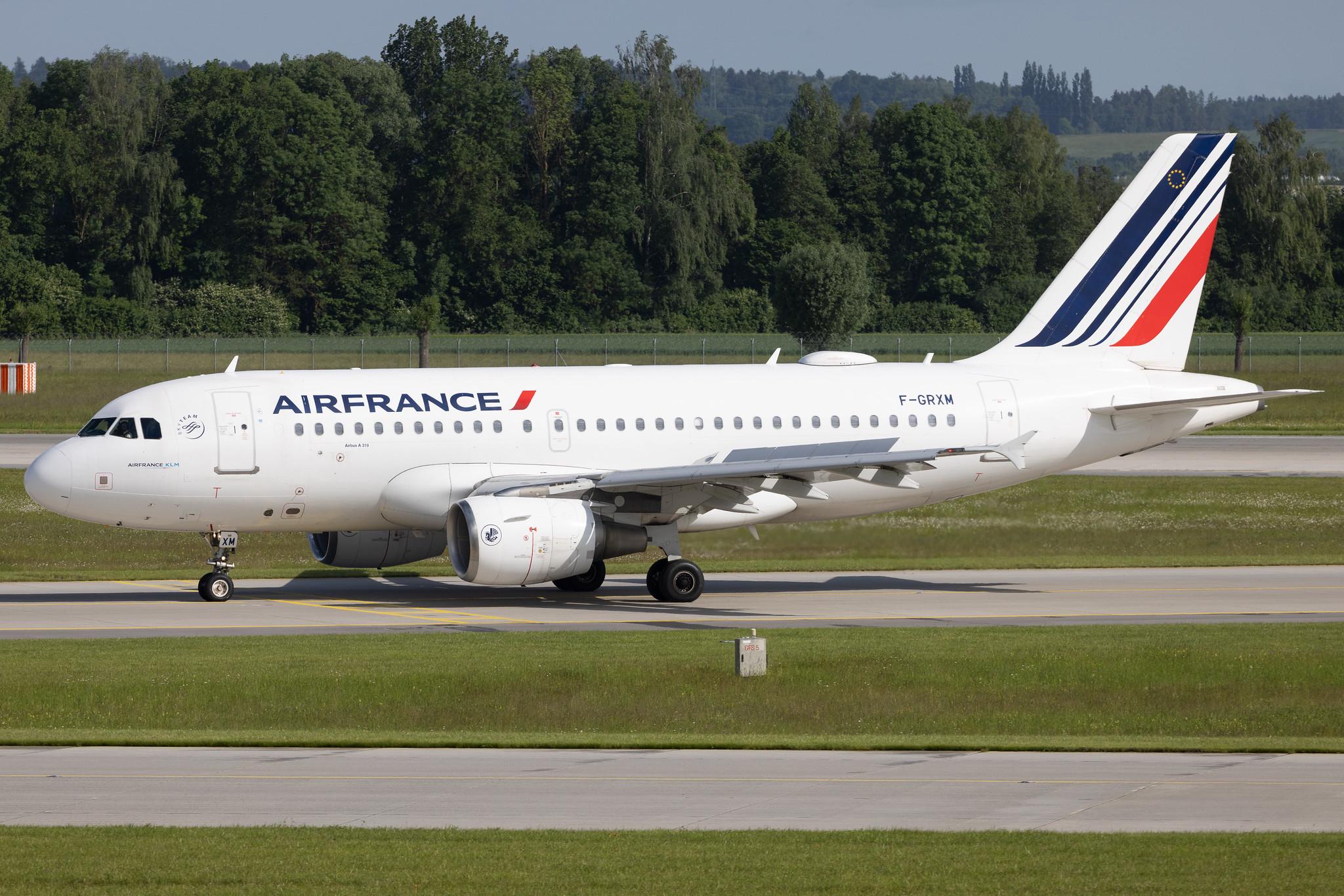 Munich Airport: Air France (AF / AFR) | Airbus A319-111 A319 | F-GRXM | MSN 2961