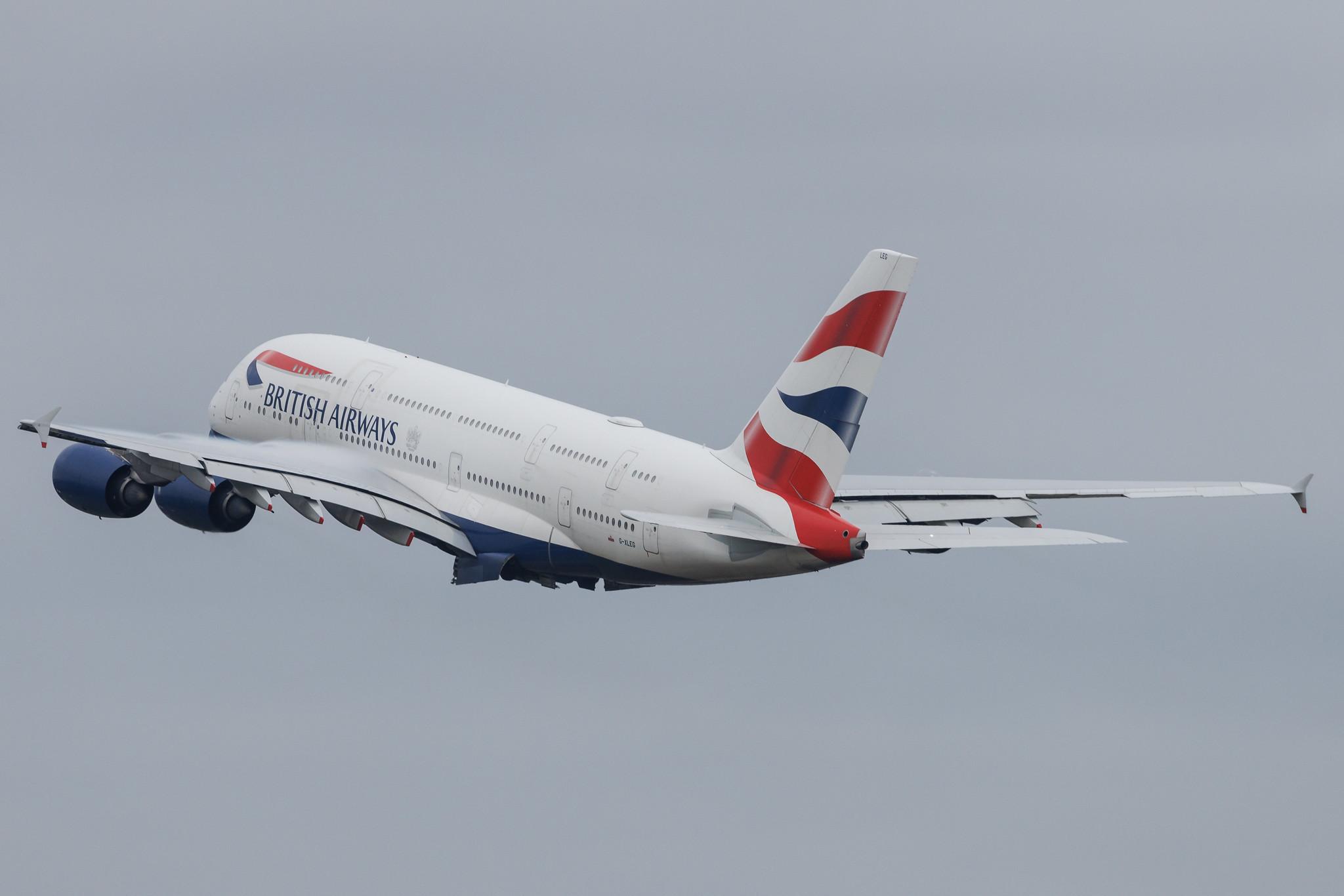 London Heathrow: British Airways (BA / BAW) | Airbus A380-841 A388 | G-XLEG | MSN 161