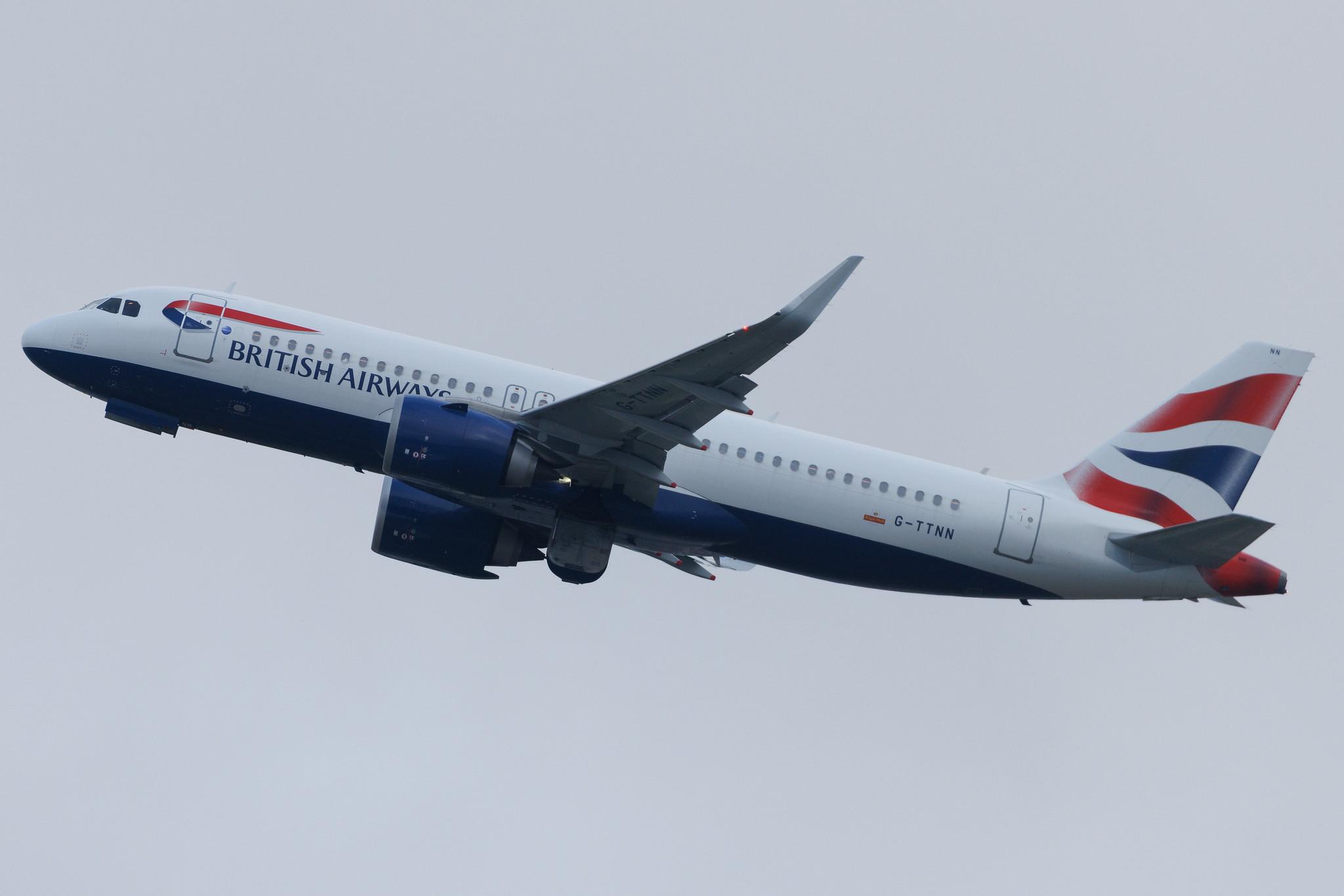 London Heathrow: British Airways (BA / BAW) | Airbus A320-251N A20N | G-TTNN | MSN 10344
