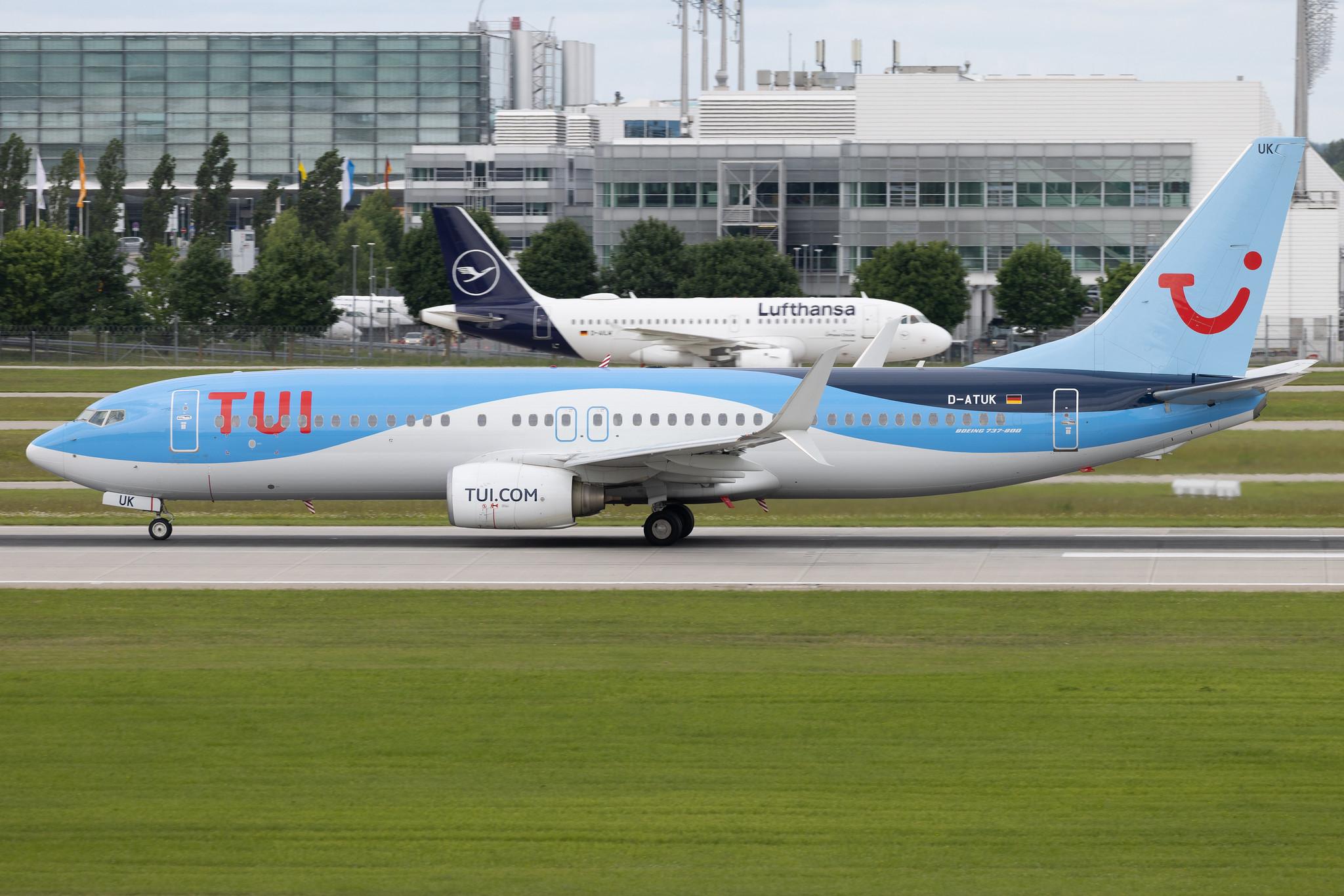 Munich Airport: TUI (X3 / TUI) | Operator: TUI fly | Boeing 737-8K5 B738 | D-ATUK | MSN 39094